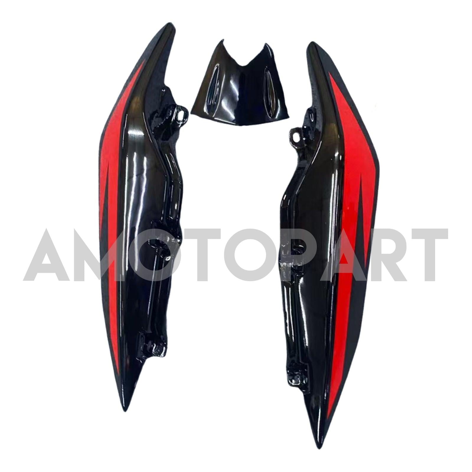Kit carena Amotopart 2009-2015 Yamaha FZ6R nero rosso