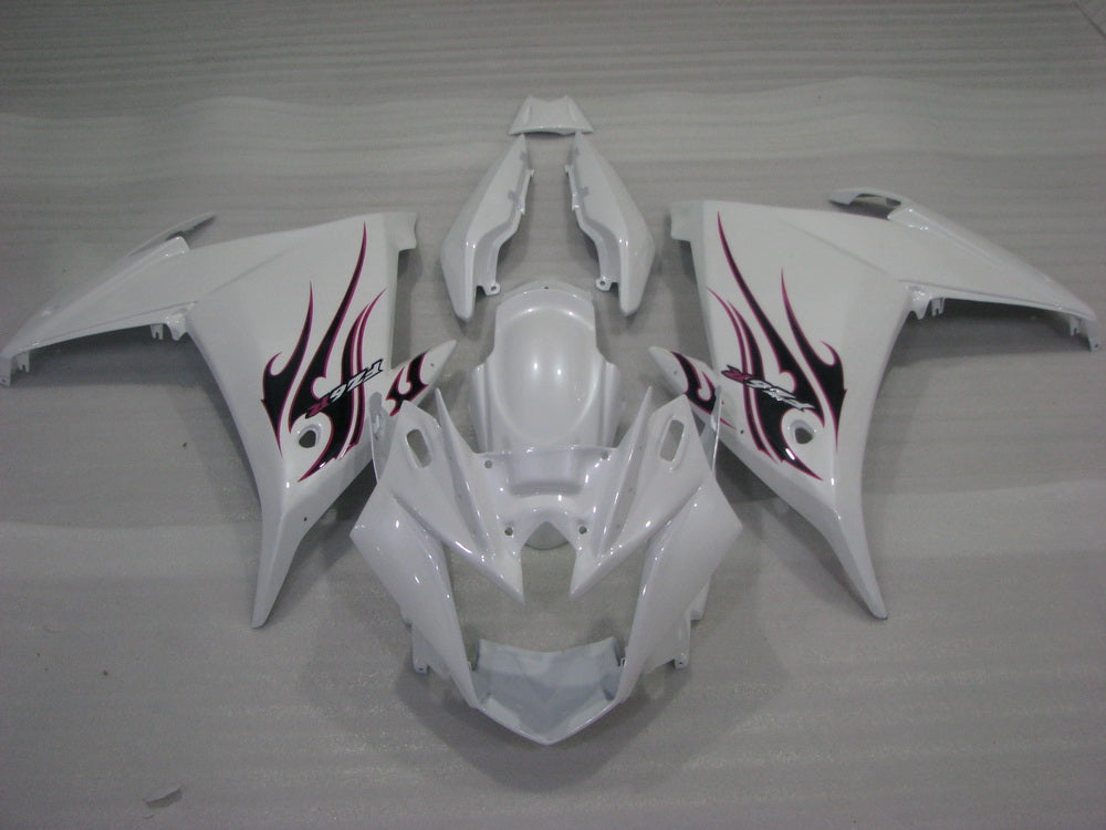 Amotopart Yamaha FZ6R 2009-2015 White Fairing Kit