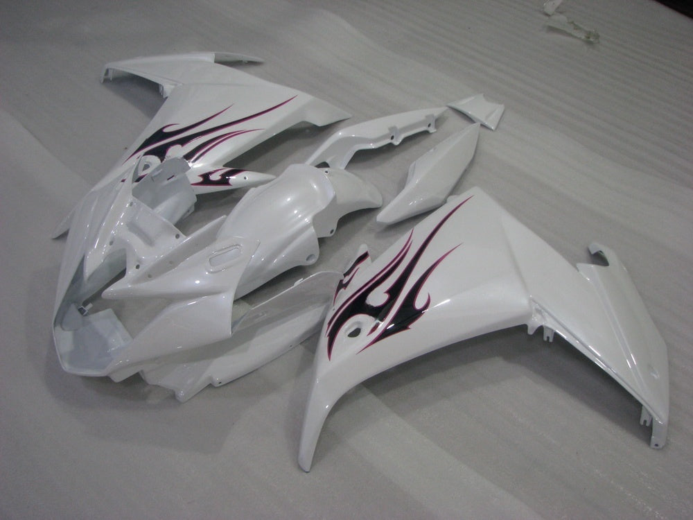 Amotopart Yamaha FZ6R 2009-2015 White Fairing Kit