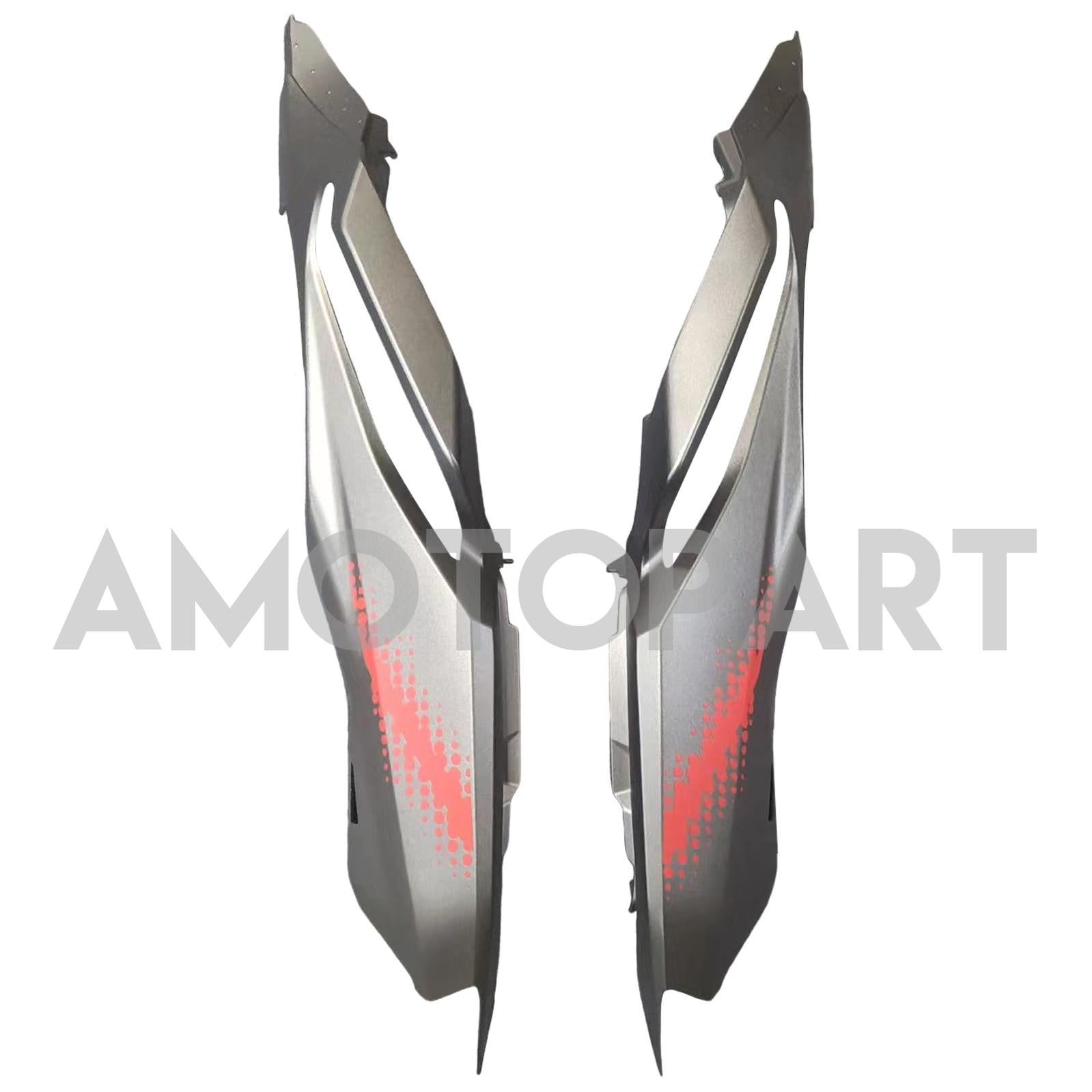 Amotopart ヤマハ 2012-2017 MT07/FZ07 レッド ブラック フェアリング キット