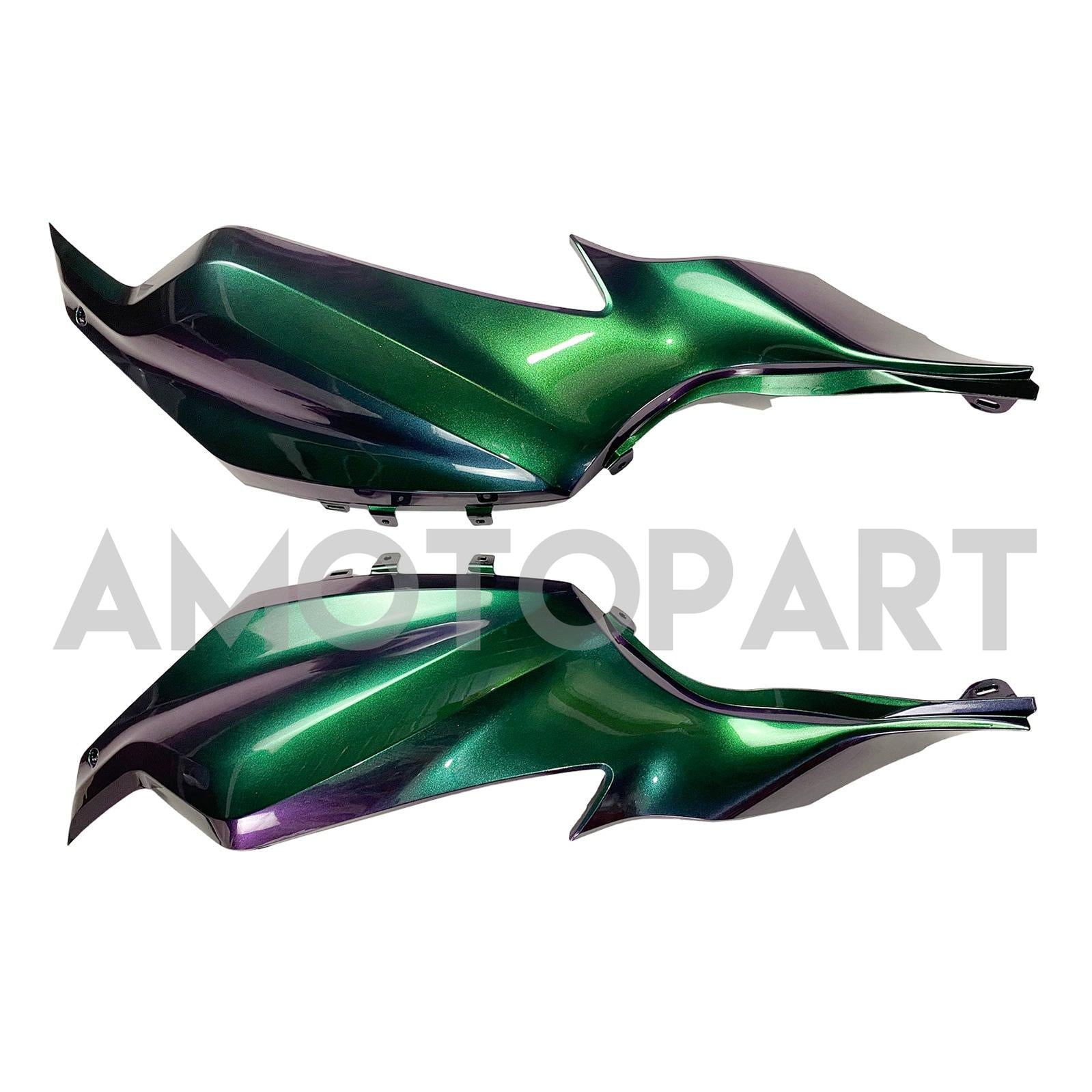 Amotopart 2012-2017 Yamaha MT-07 / FZ-07 Black Green Fairing Kit