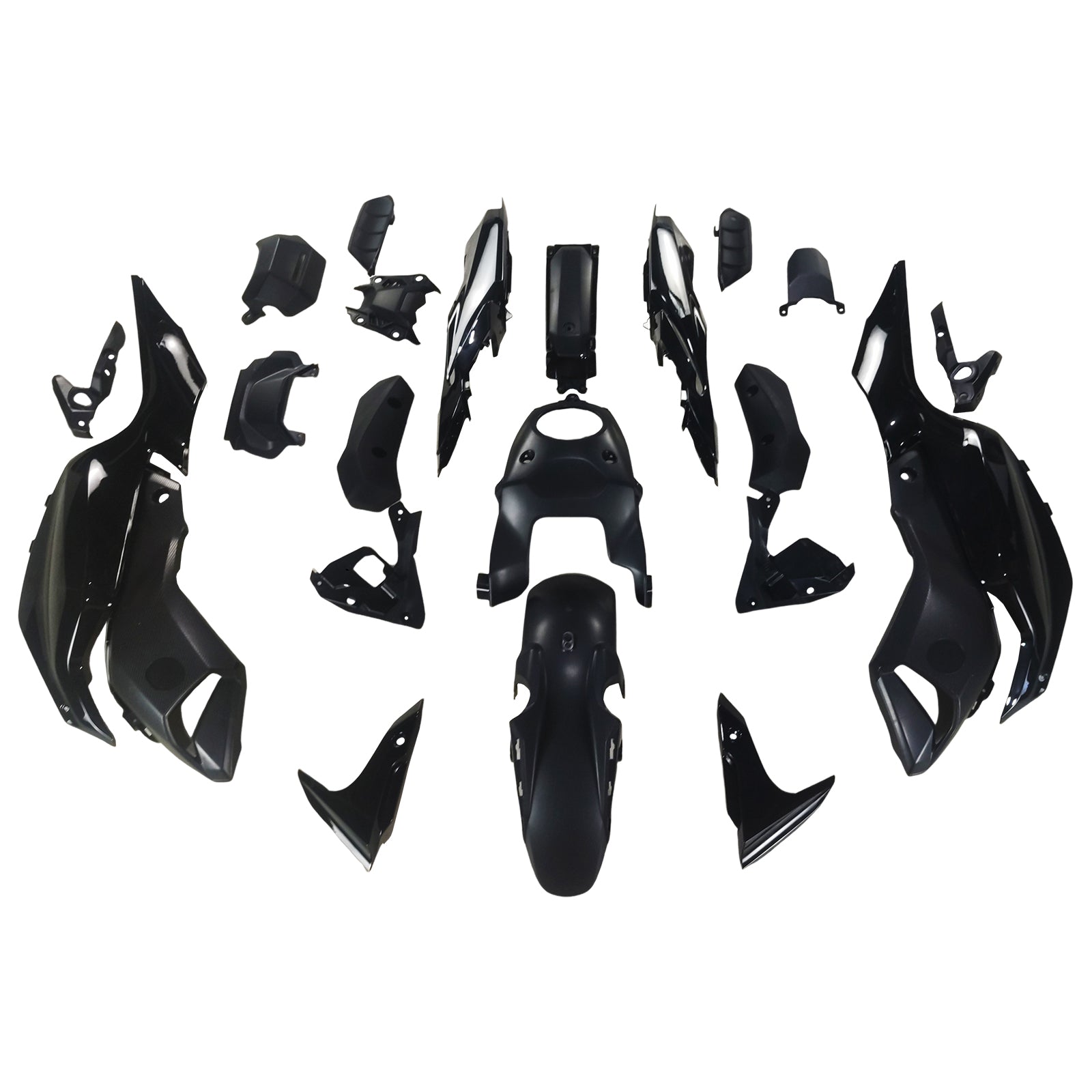 Kit carena nera Amotopart 2012-2017 Yamaha MT-07 / FZ-07