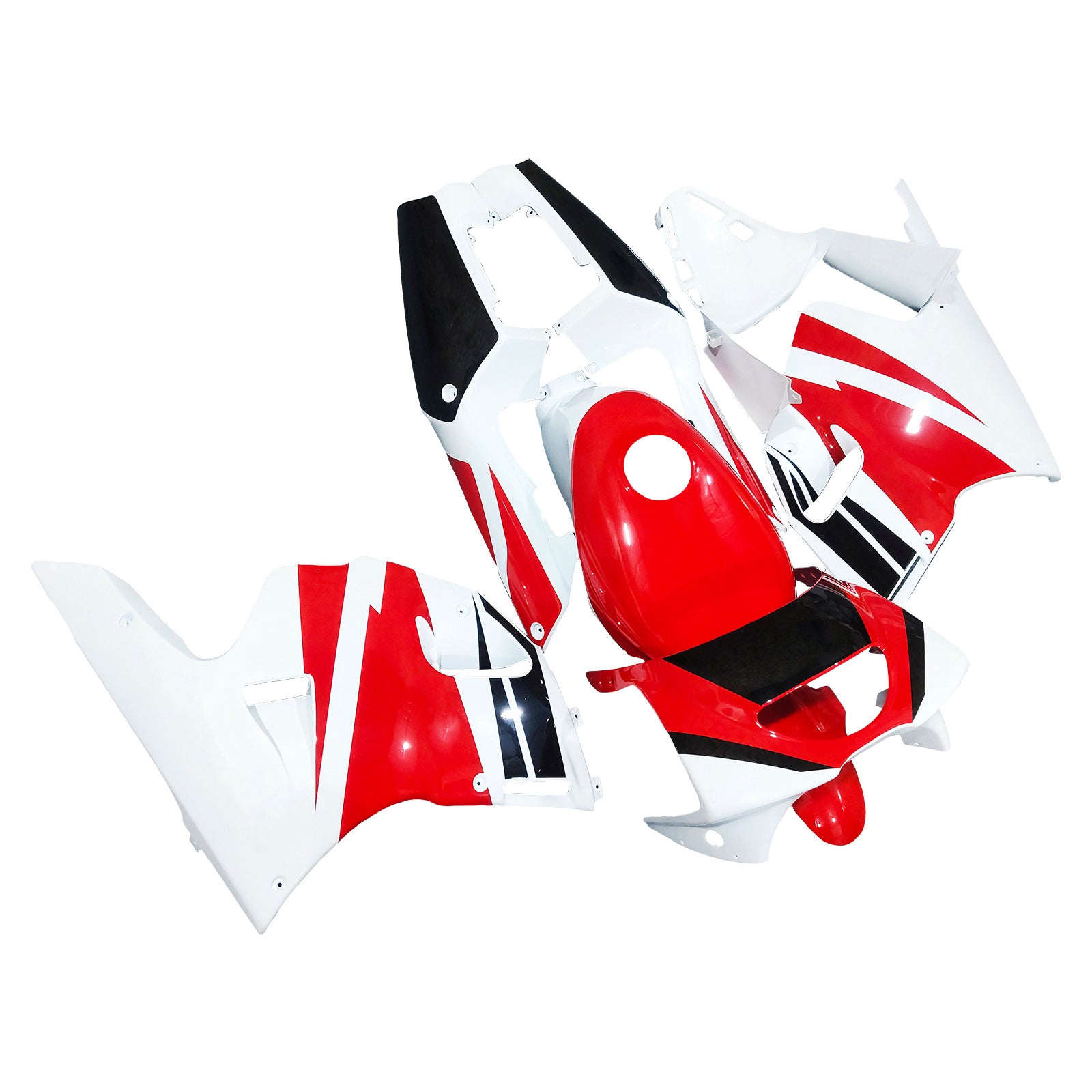 Amotopart Yamaha 1991-1994 TZR 250 Red White Fairing Kit