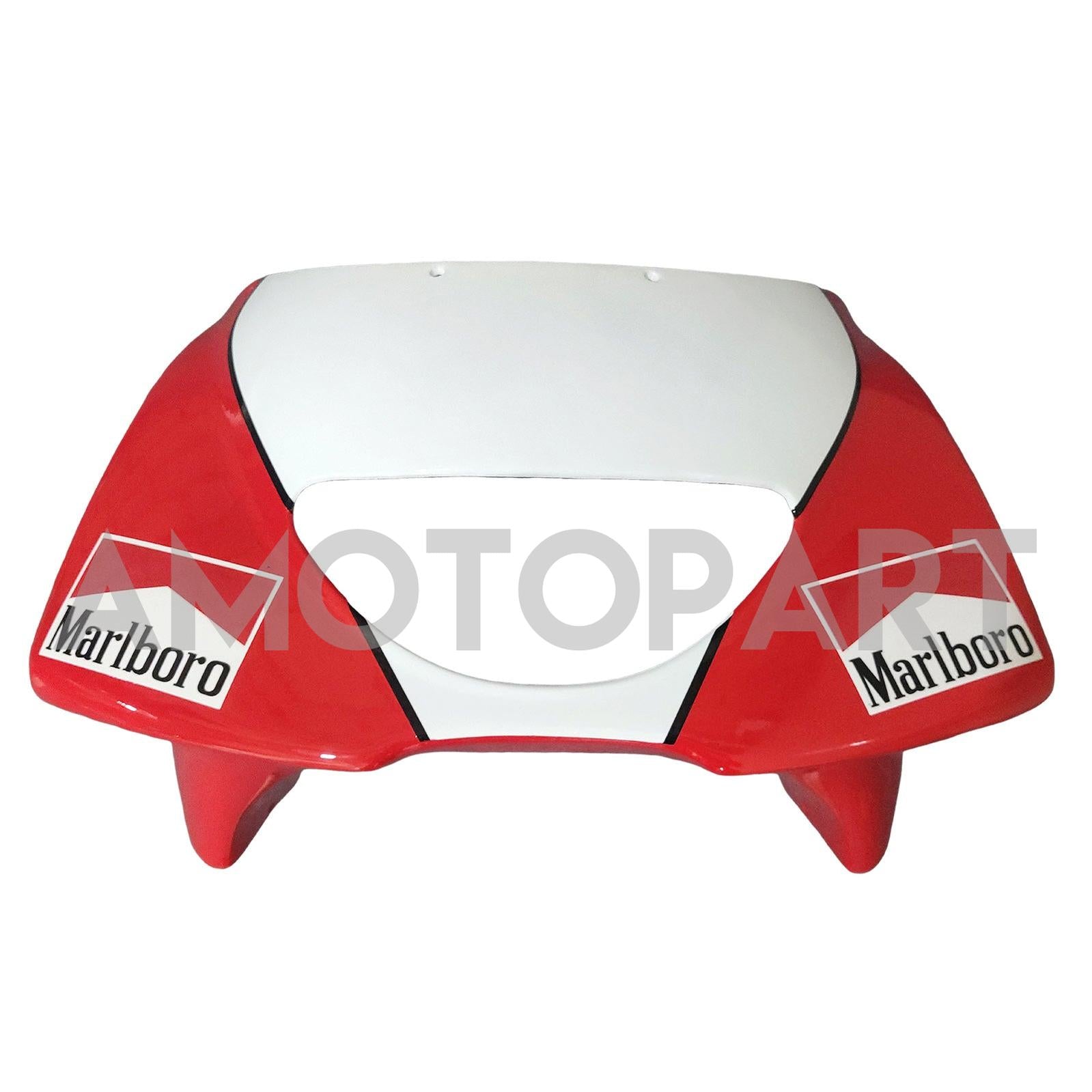 Amotopart Yamaha 1991-1994 TZR 250 Red White With Black Logos Fairing Kit