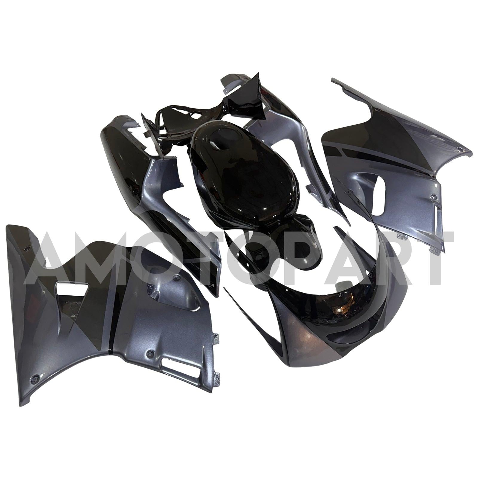 Amotopart 1991-1994 ヤマハ TZR250 3XV ブラック グレー フェアリングキット