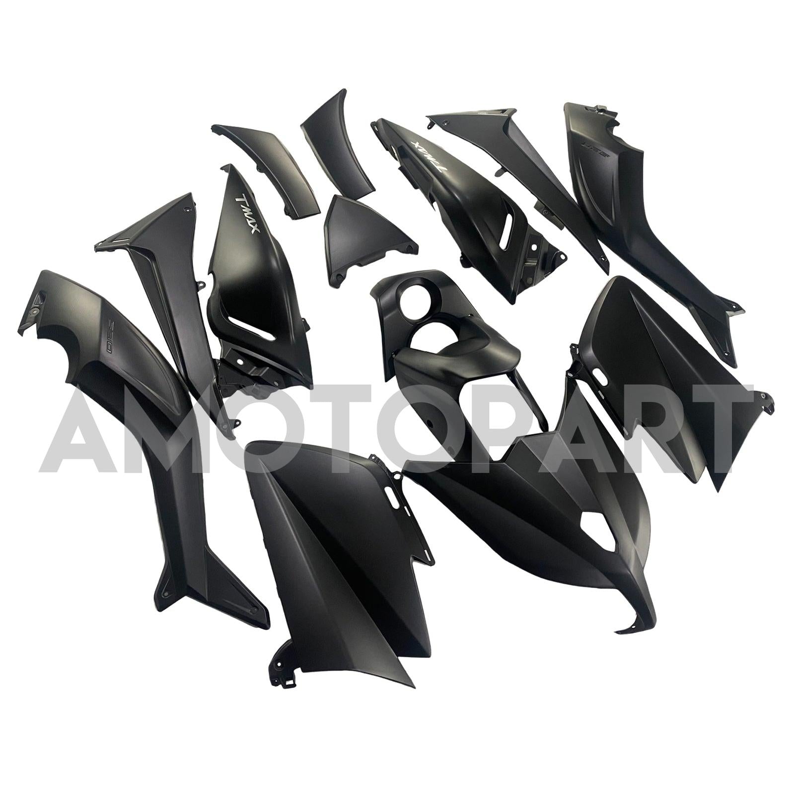 Amotopart 2012-2014 Yamaha T-Max TMAX530 Black Fairing Kit