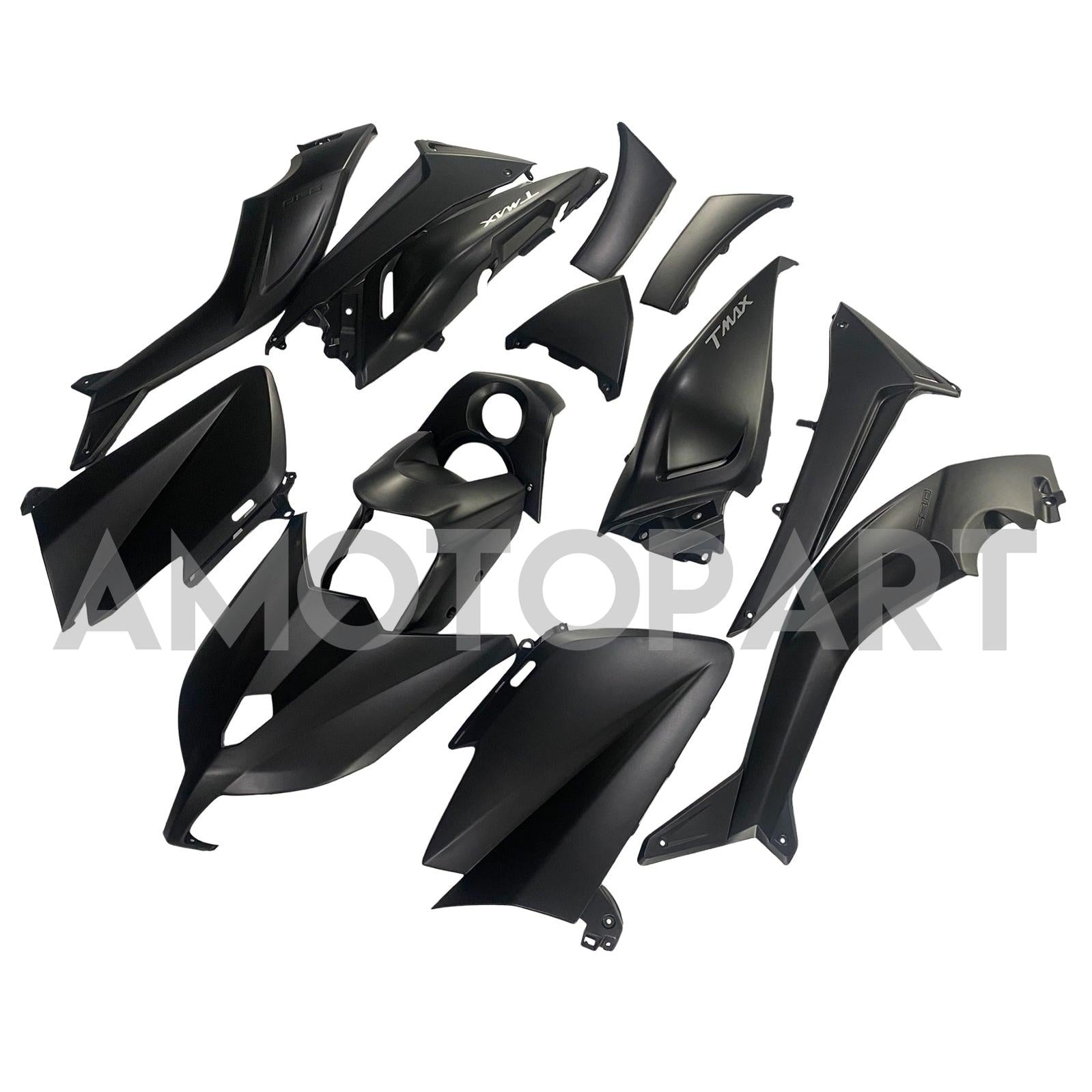 Amotopart 2012-2014 Yamaha T-Max TMAX530 Black Fairing Kit