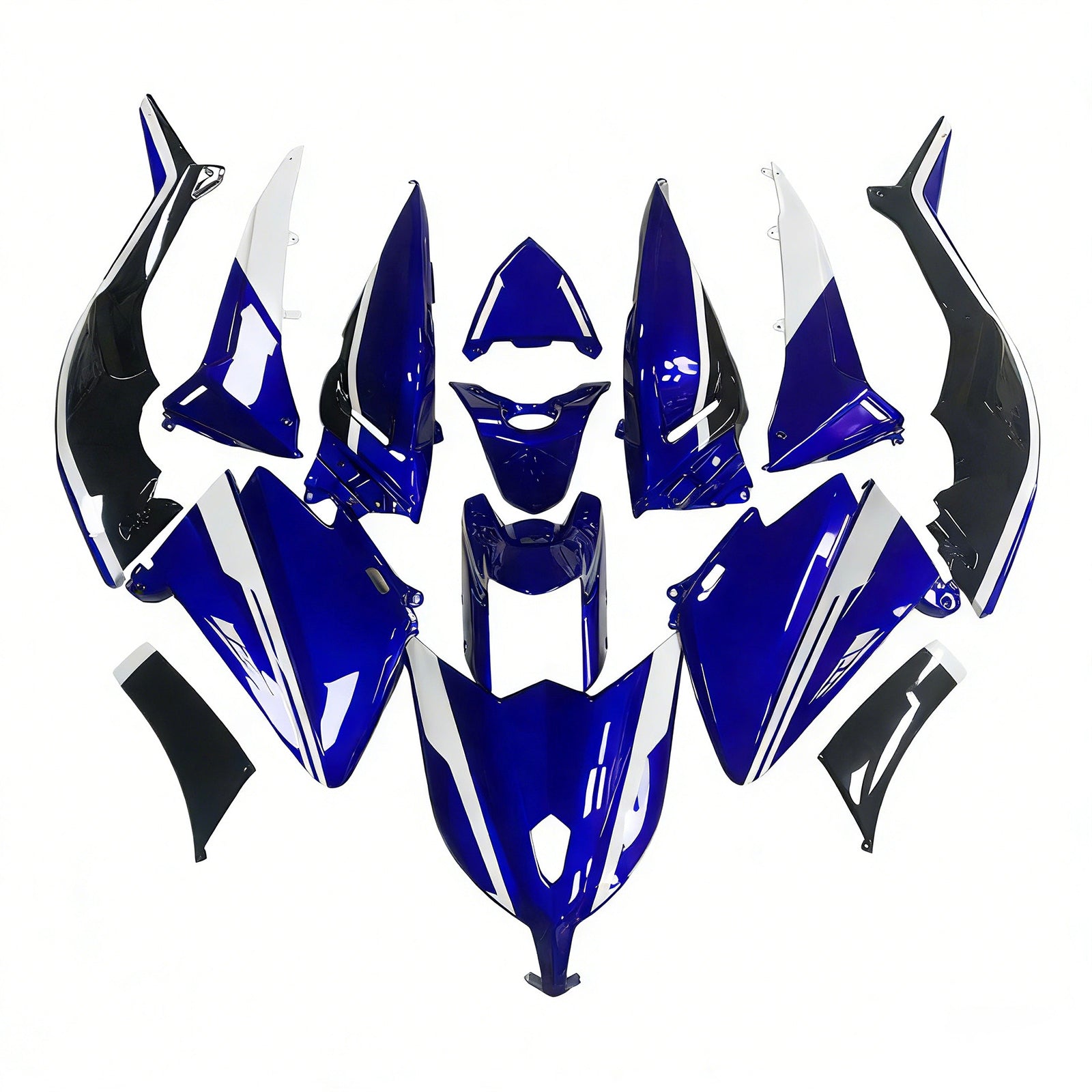 Amotopart 2012-2014 TMax TMAX 530 ヤマハ ブルー イエロー フェアリングキット