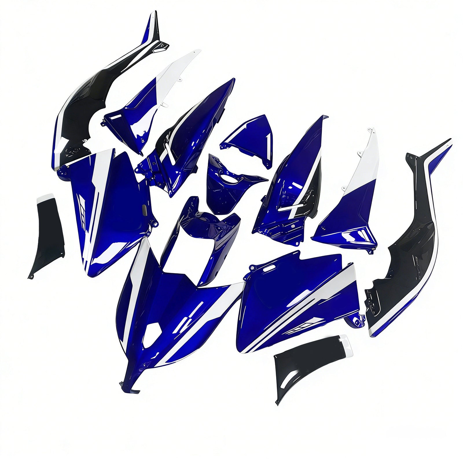 Amotopart 2012-2014 Tmax Tmax 530 Yamaha Blue Yellow Fairing Kit