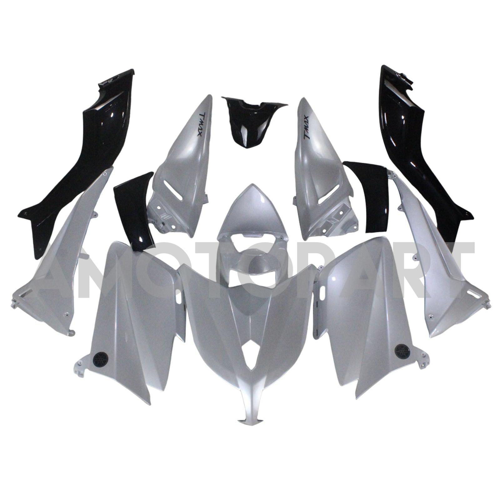 Amotopart 2012-2014 T-Max TMAX530 Yamaha Pearl White Fairing Kit