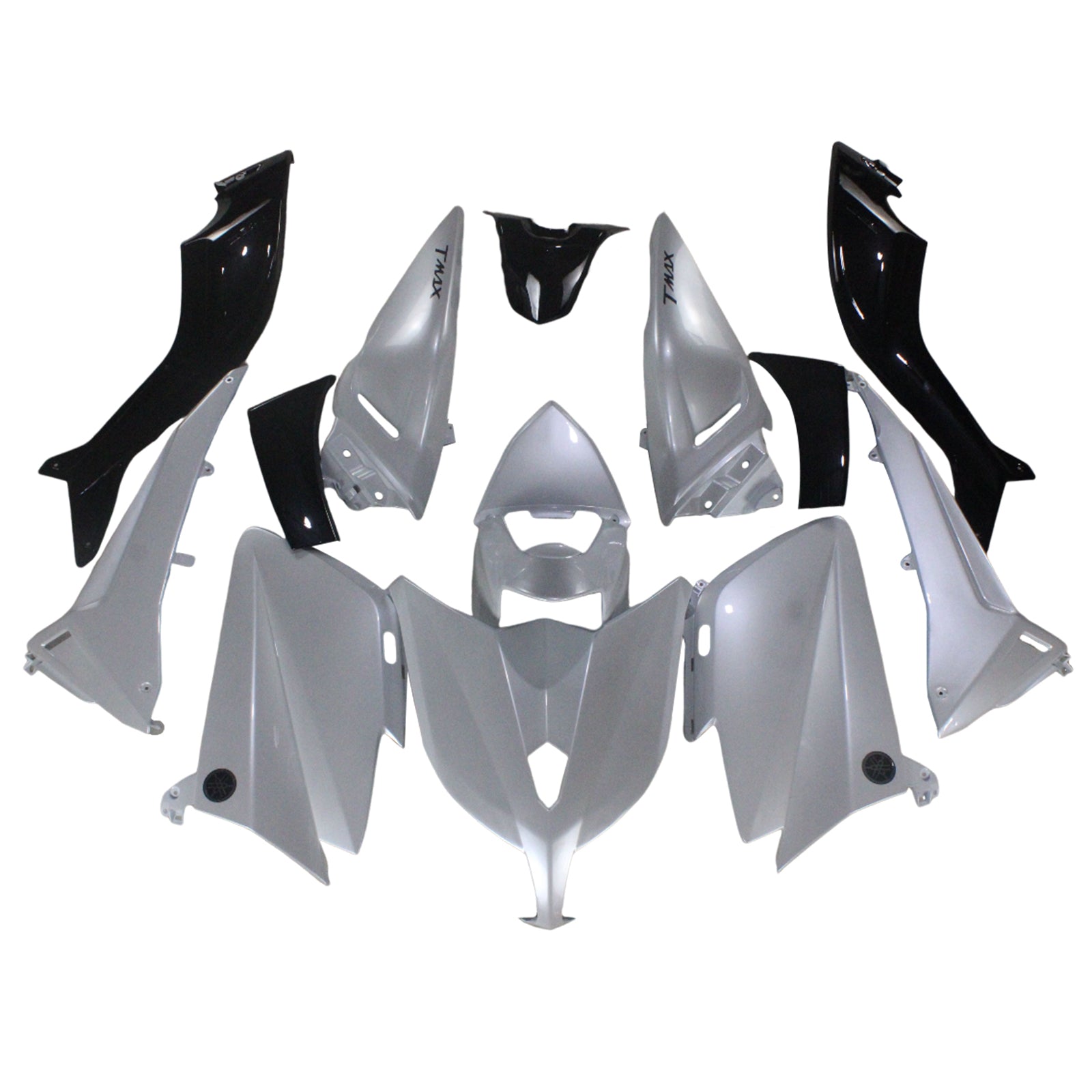 Amotopart 2012-2014 T-Max TMAX530 Yamaha Pearl White Fairing Kit