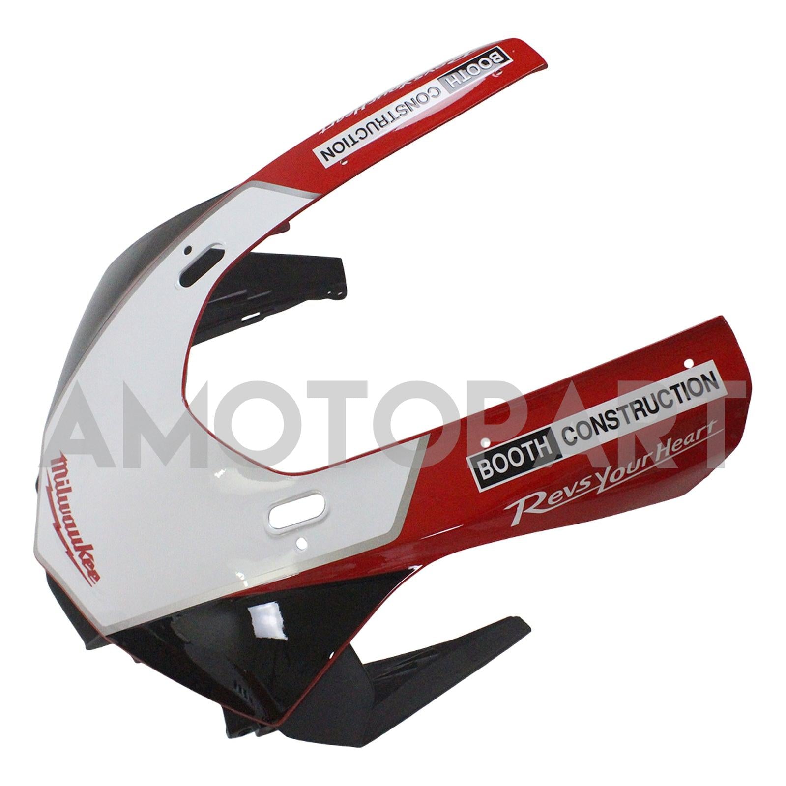 Amotopart Yamaha 2020-2025 YZF R1 White Red Fairing Kit