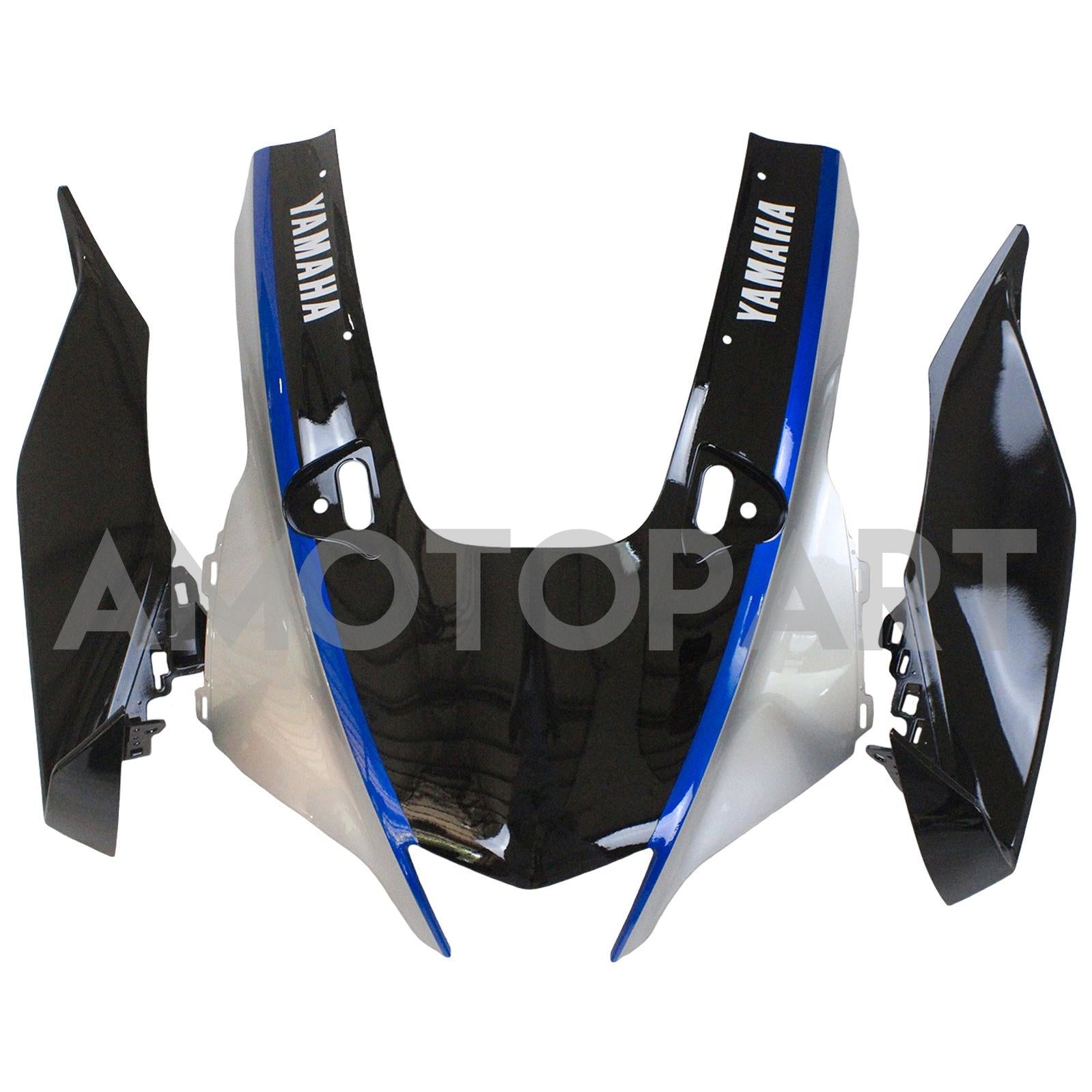 Amotopart Yamaha 2020-2025 YZF R1 Black Sliver Fairing Kit
