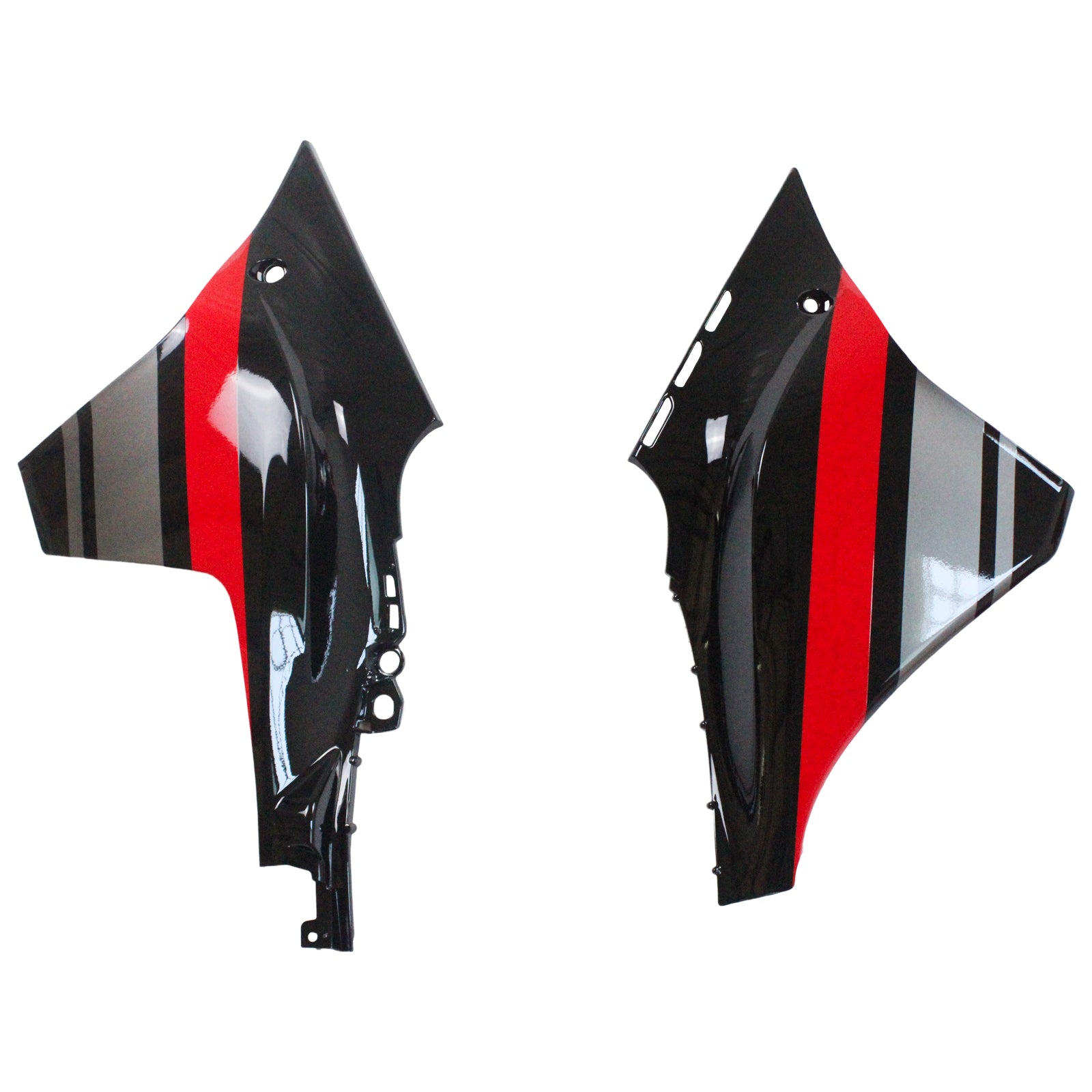 Amotopart Verkleidungsset für Yamaha 2020–2024 YZF R1, Schwarz, Rot