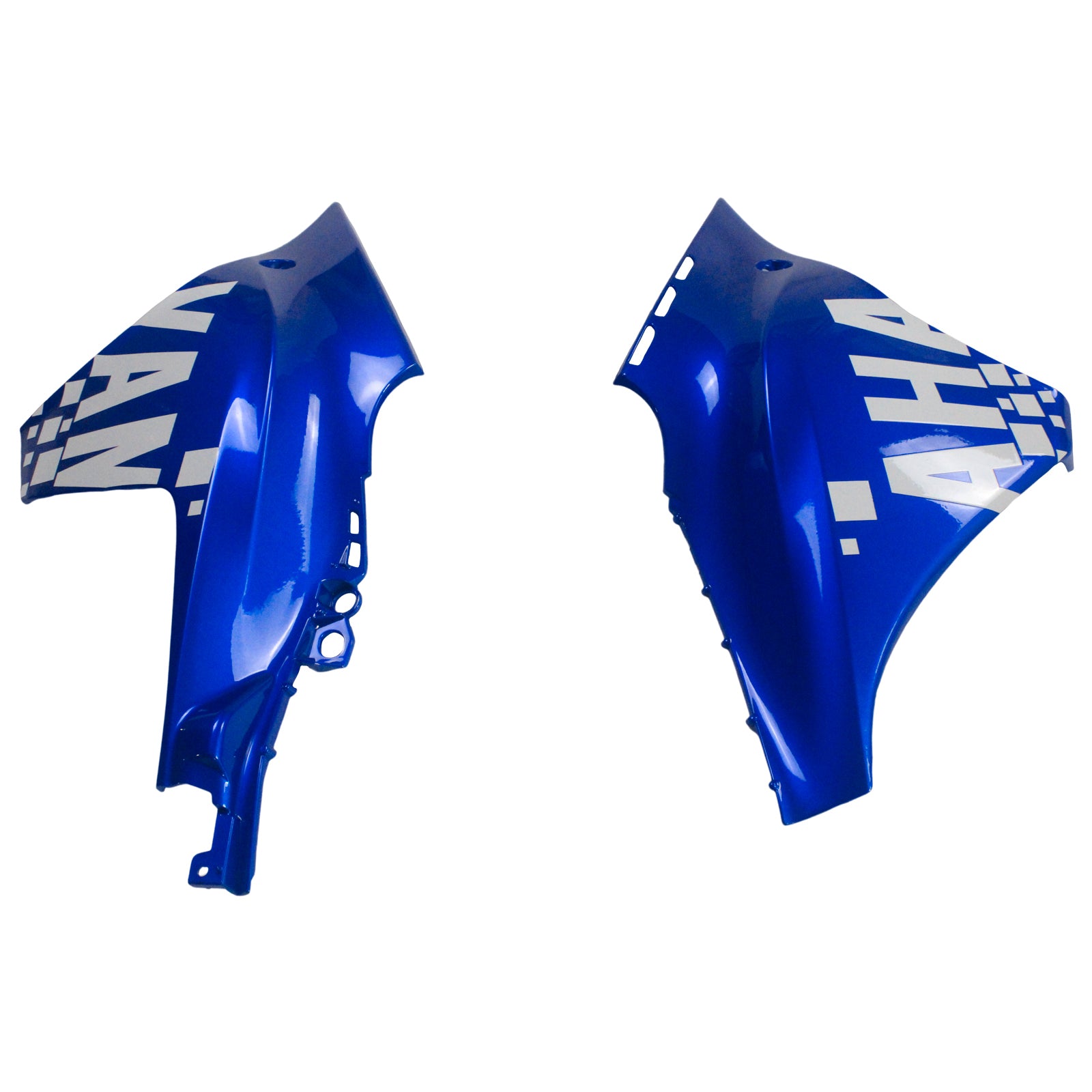 Amotopart Yamaha 2020-2024 YZF R1 White Blue Logo Fairing Kit