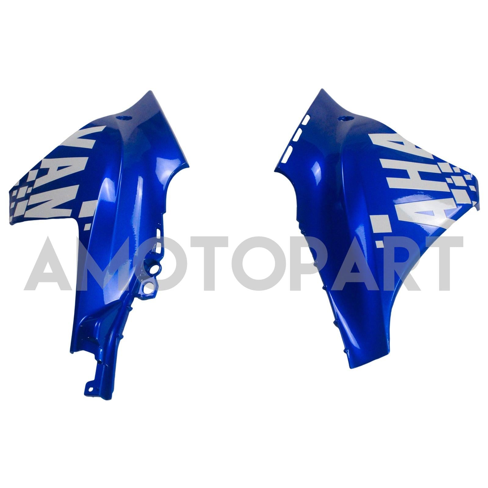Amotopart Yamaha 2020-2025 YZF R1 Kit de carénage de logo bleu blanc