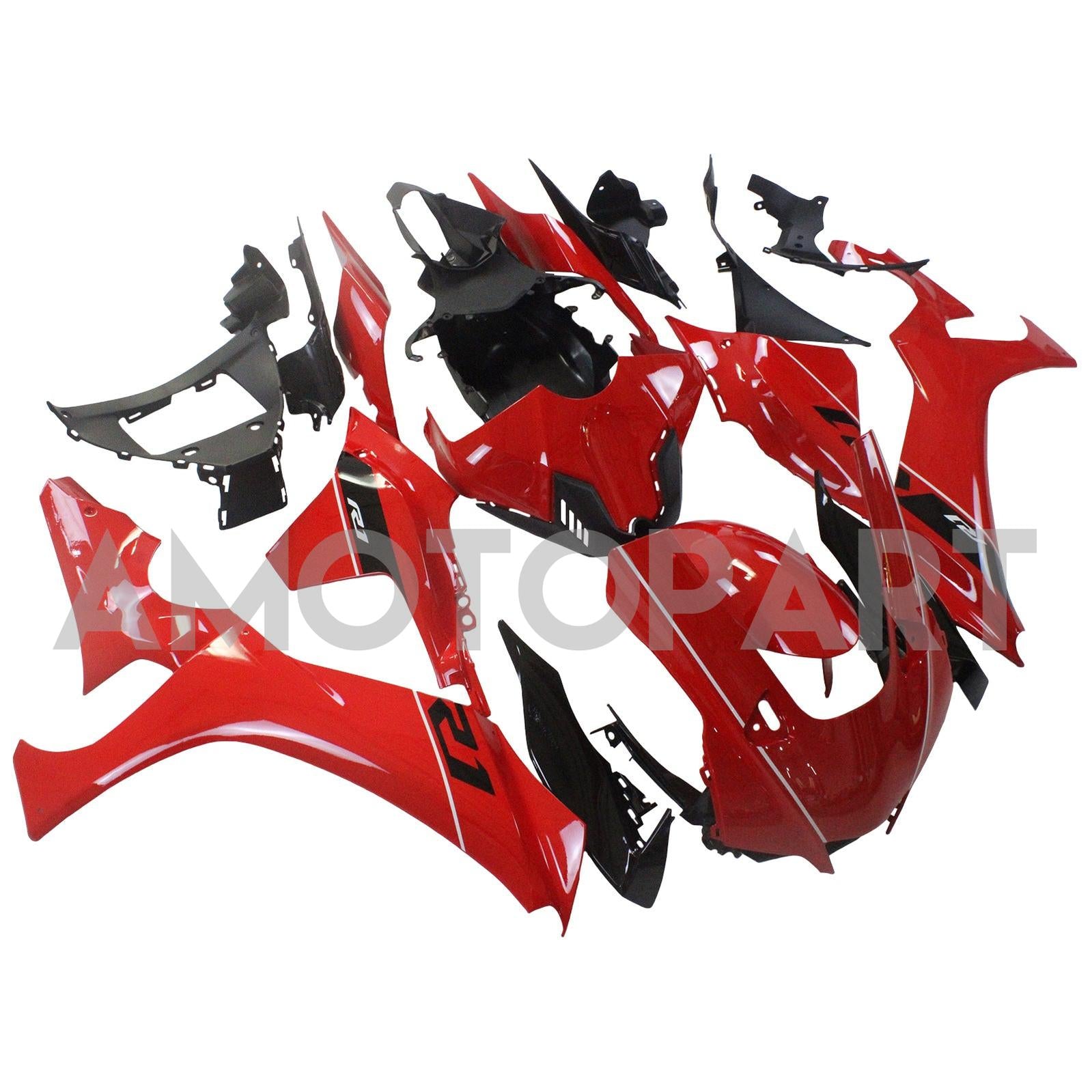 Amotopart Yamaha YZF R1 2020-2025 Red Fairing Kit
