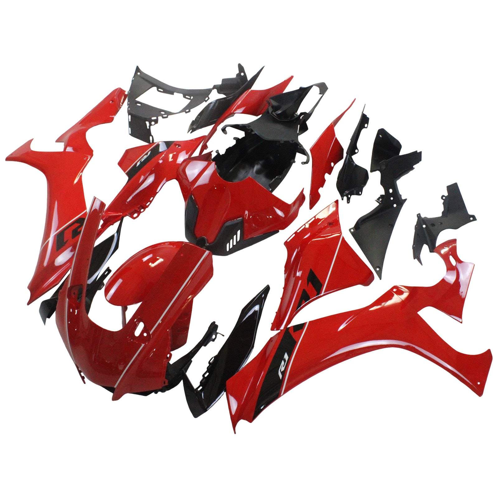 Amotopart Yamaha YZF R1 2020-2025 Red Fairing Kit