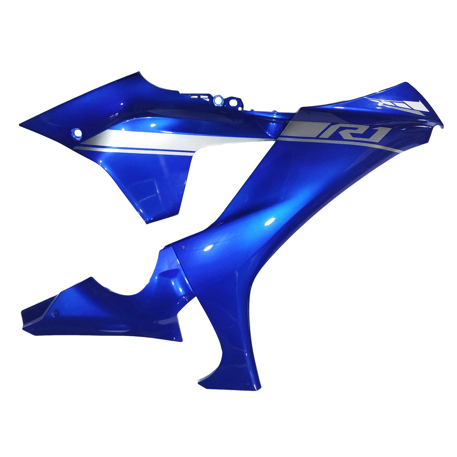 Amotopart Yamaha YZF R1 2020-2025 Blue&Silver Style2 Fairing Kit