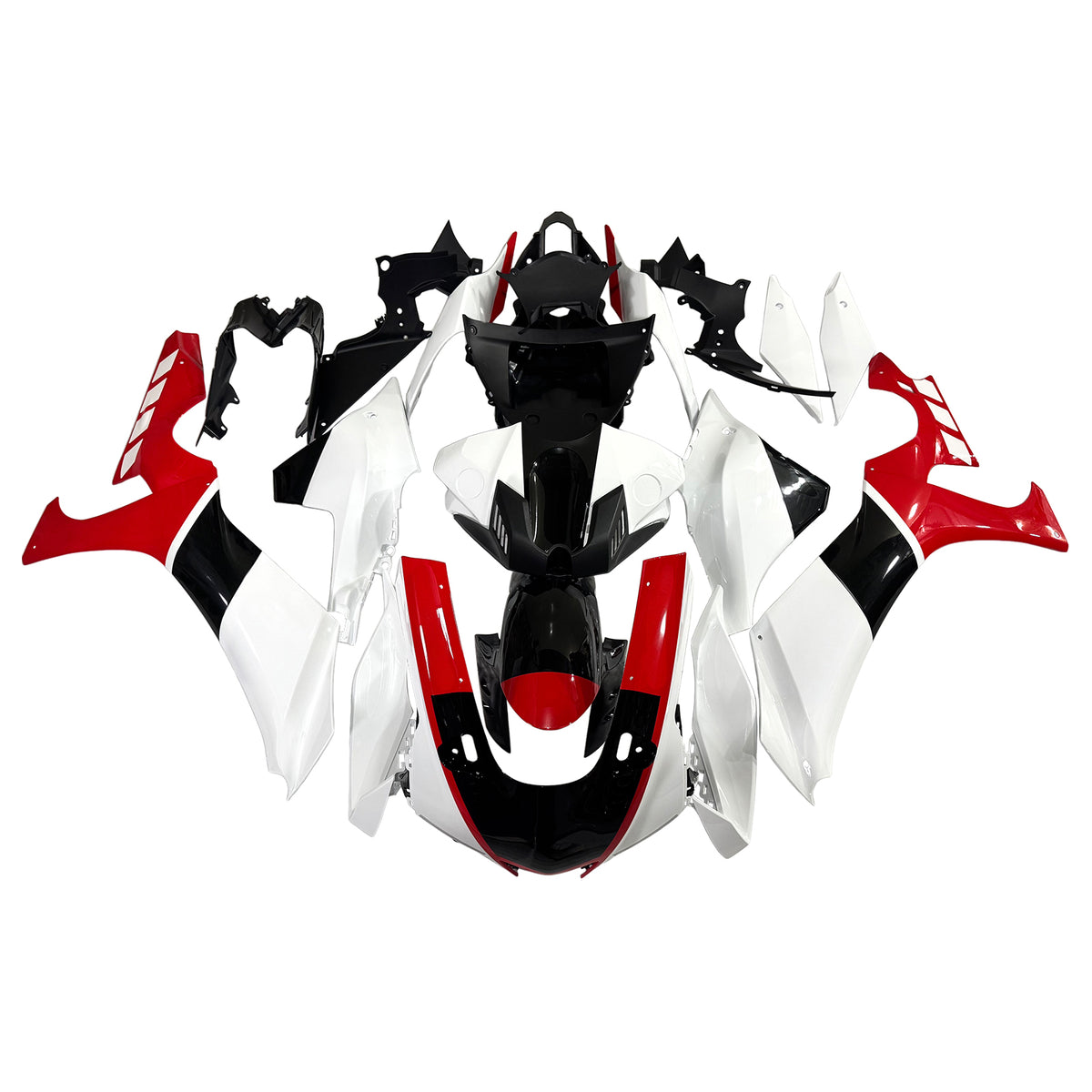 Amotopart Yamaha YZF R1 2020-2026 Red&White Style2 Fairing Kit