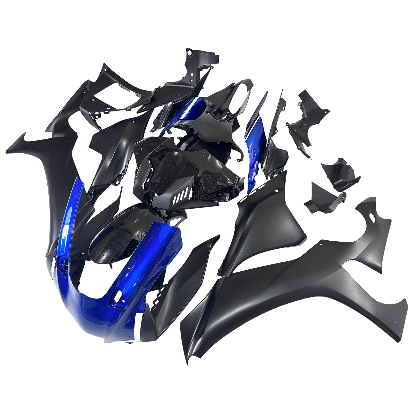 Amotopart Yamaha YZF R1 2020-2025 Blue&Black Style3 Fairing Kit