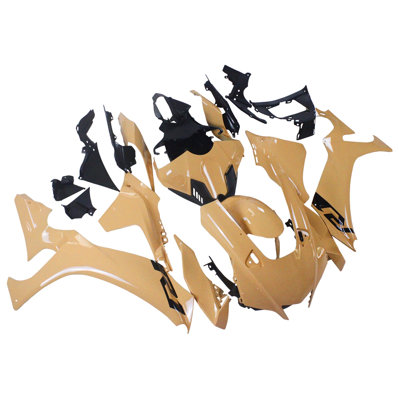 Amotopart 2020-2024 Yamaha YZF R1 Kit de carenado caqui