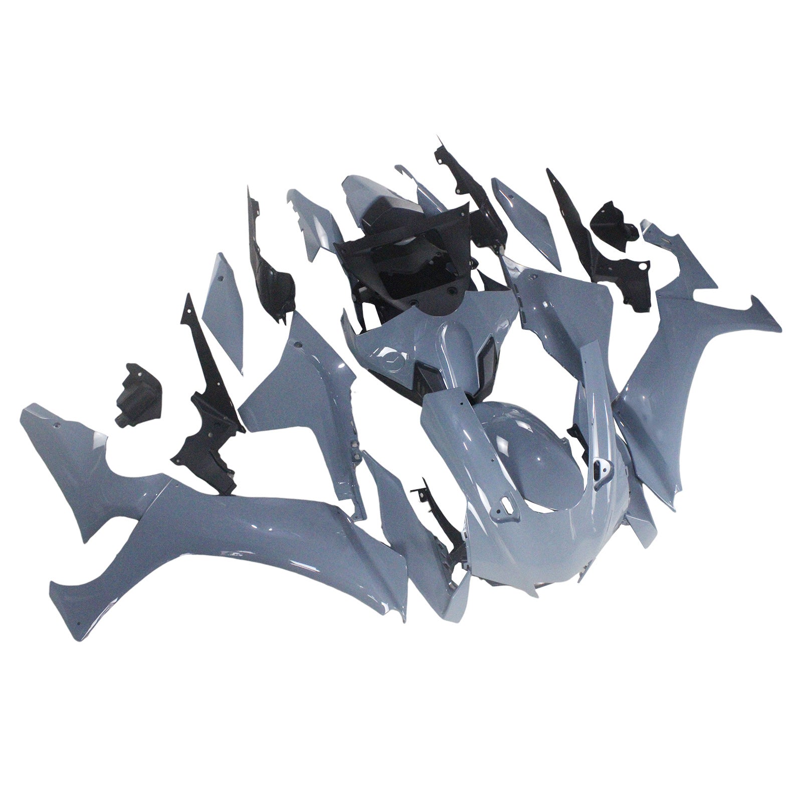 Amotopart 2020-2024 Yamaha YZF R1 Glossy Grey Fairing Kit