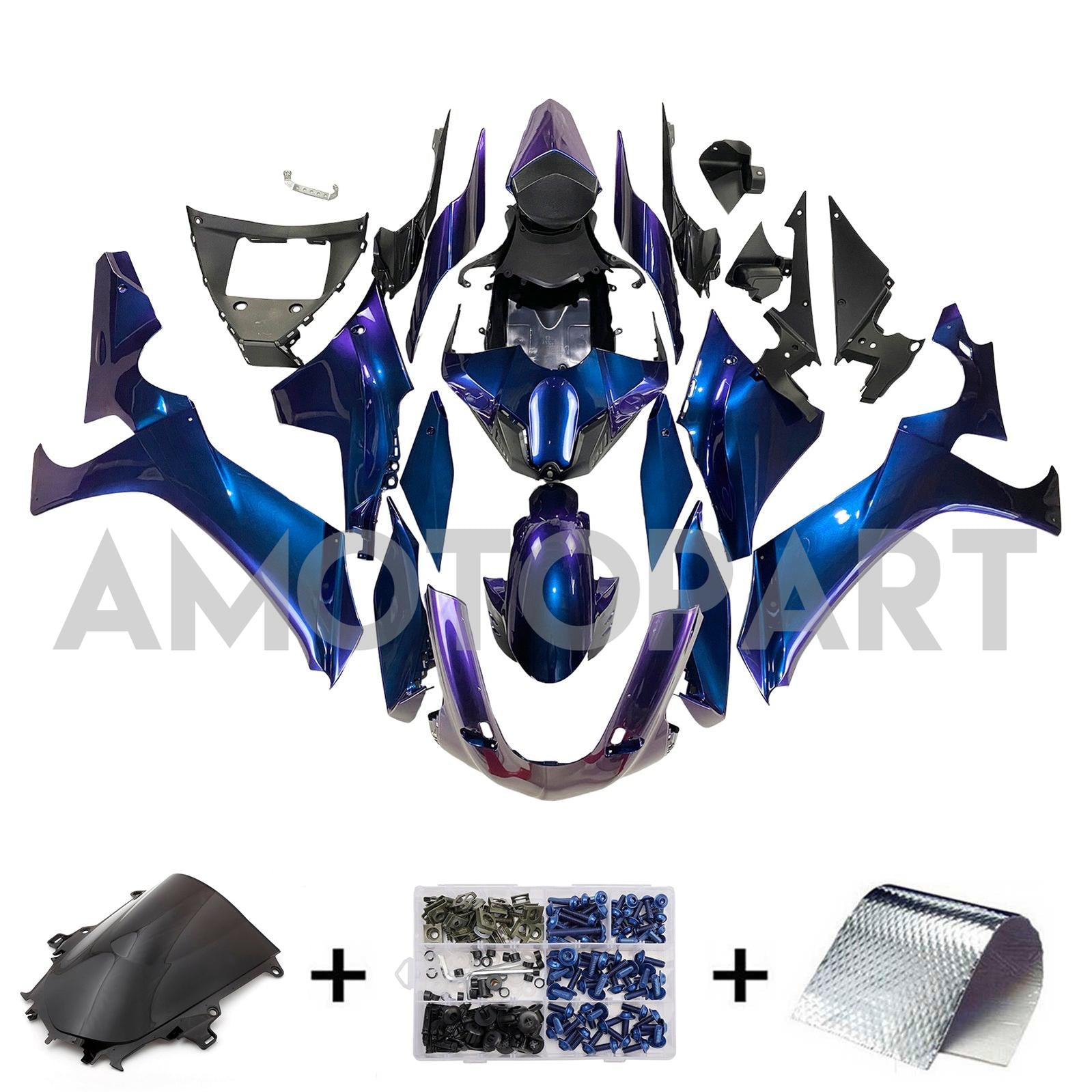 Amotopart 2020–2025 Yamaha YZF R1 Farbverlaufsverkleidungsset