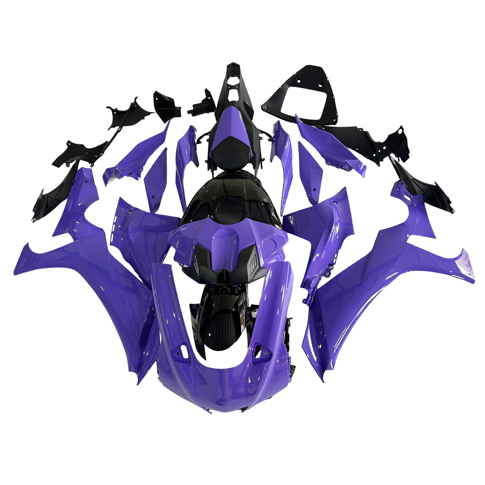 Amotopart ヤマハ 2020-2024 YZF R1 パープル フェアリングキット