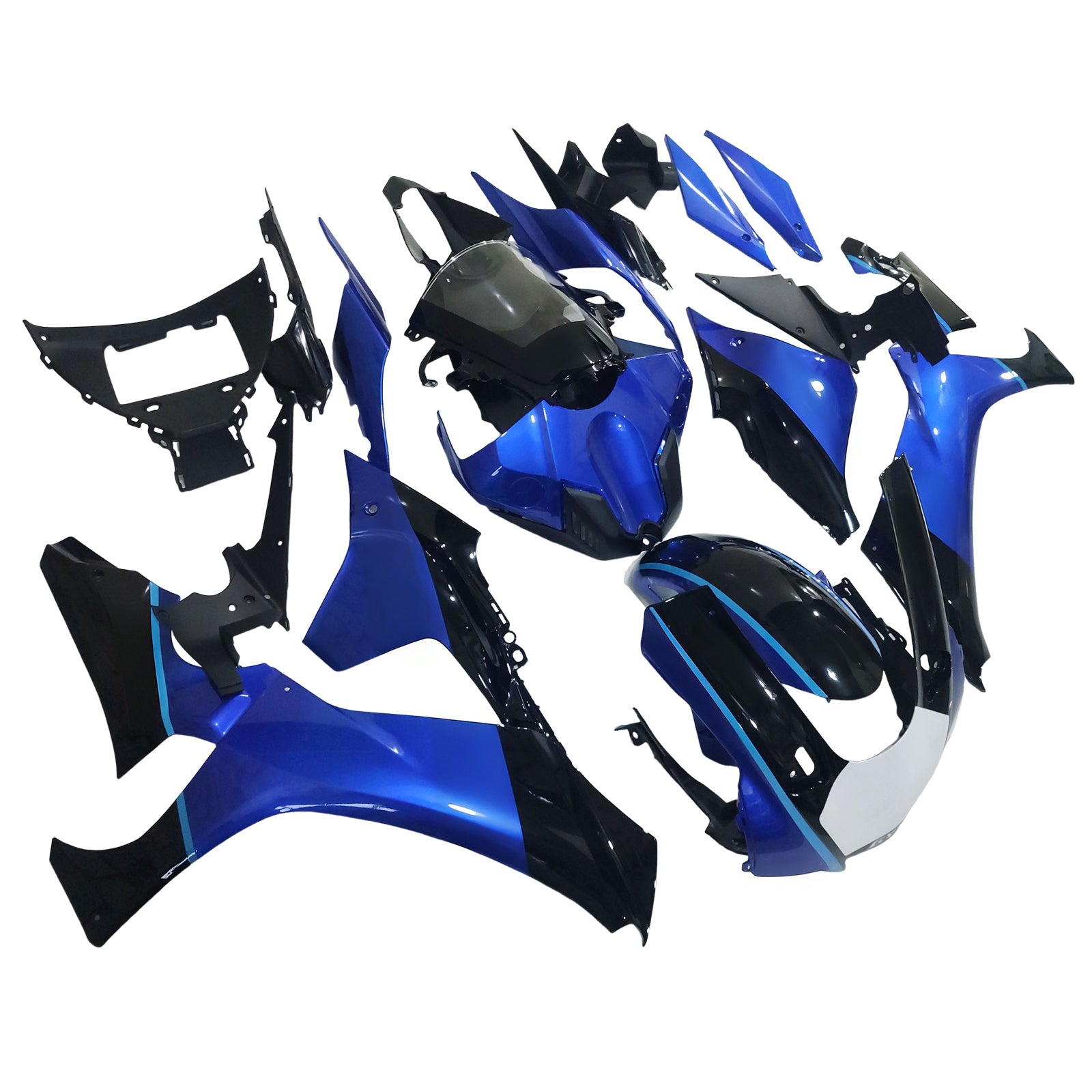 Amotopart 2020-2025 Yamaha YZF-R1 Blue Fairing Kit