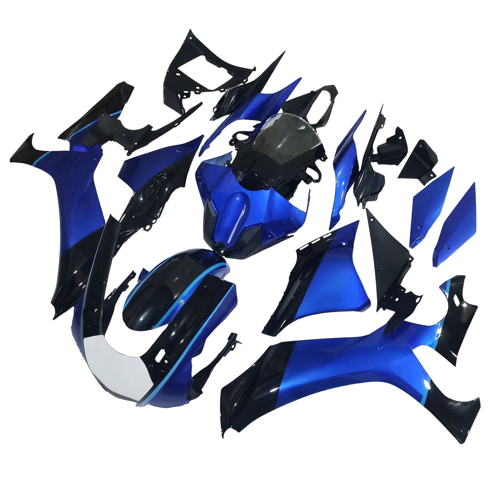 Amotopart 2020-2025 Yamaha YZF-R1 Blue Fairing Kit