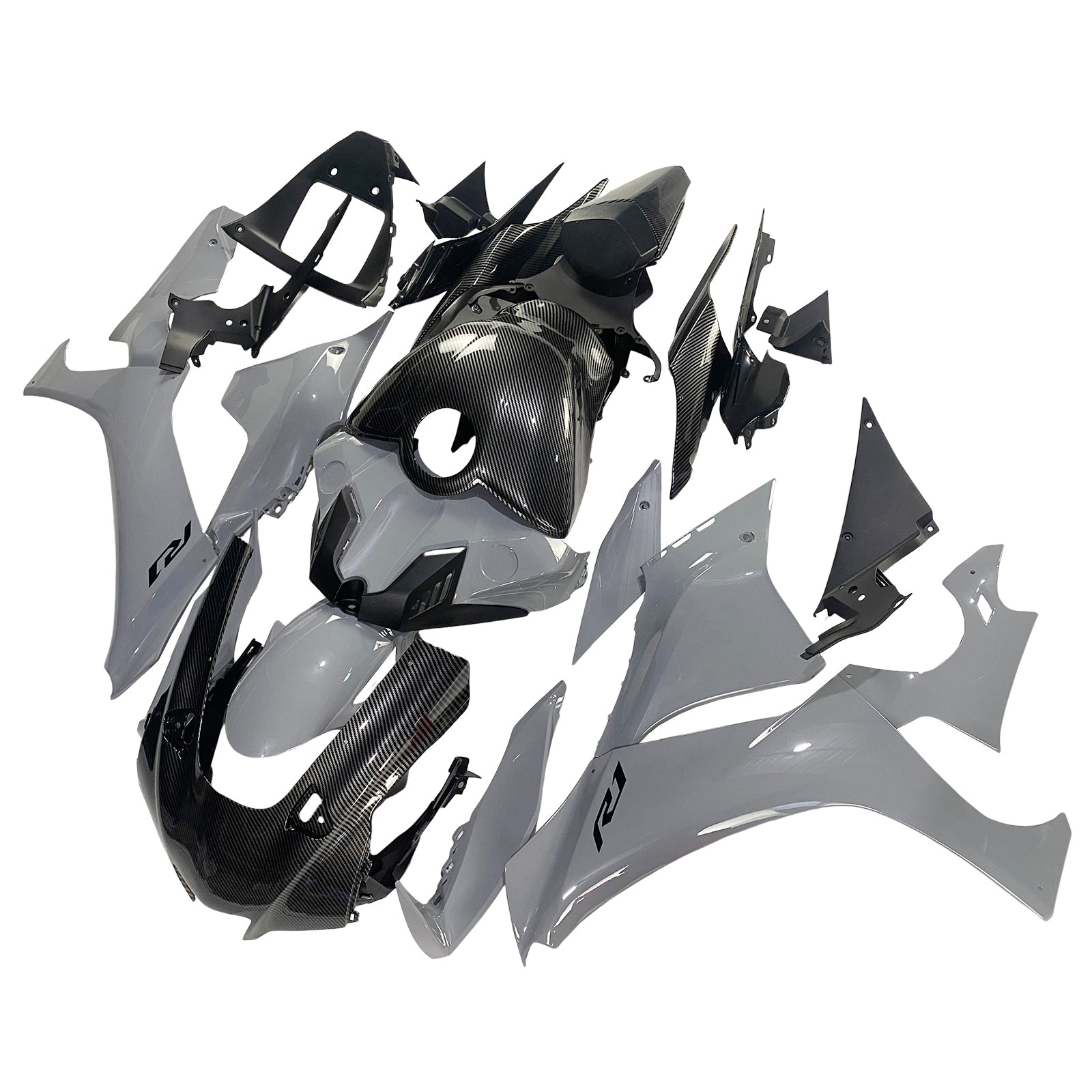 Amotopart 2020-2025 Yamaha YZF R1 Grey Fairing Kit