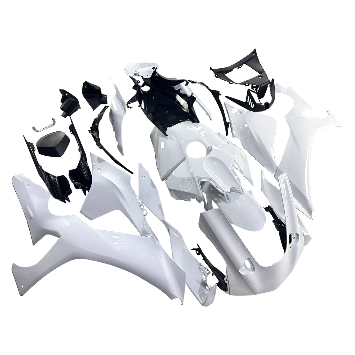 Amotopart 2020-2026 ヤマハ YZF-R1 ホワイト フェアリングキット