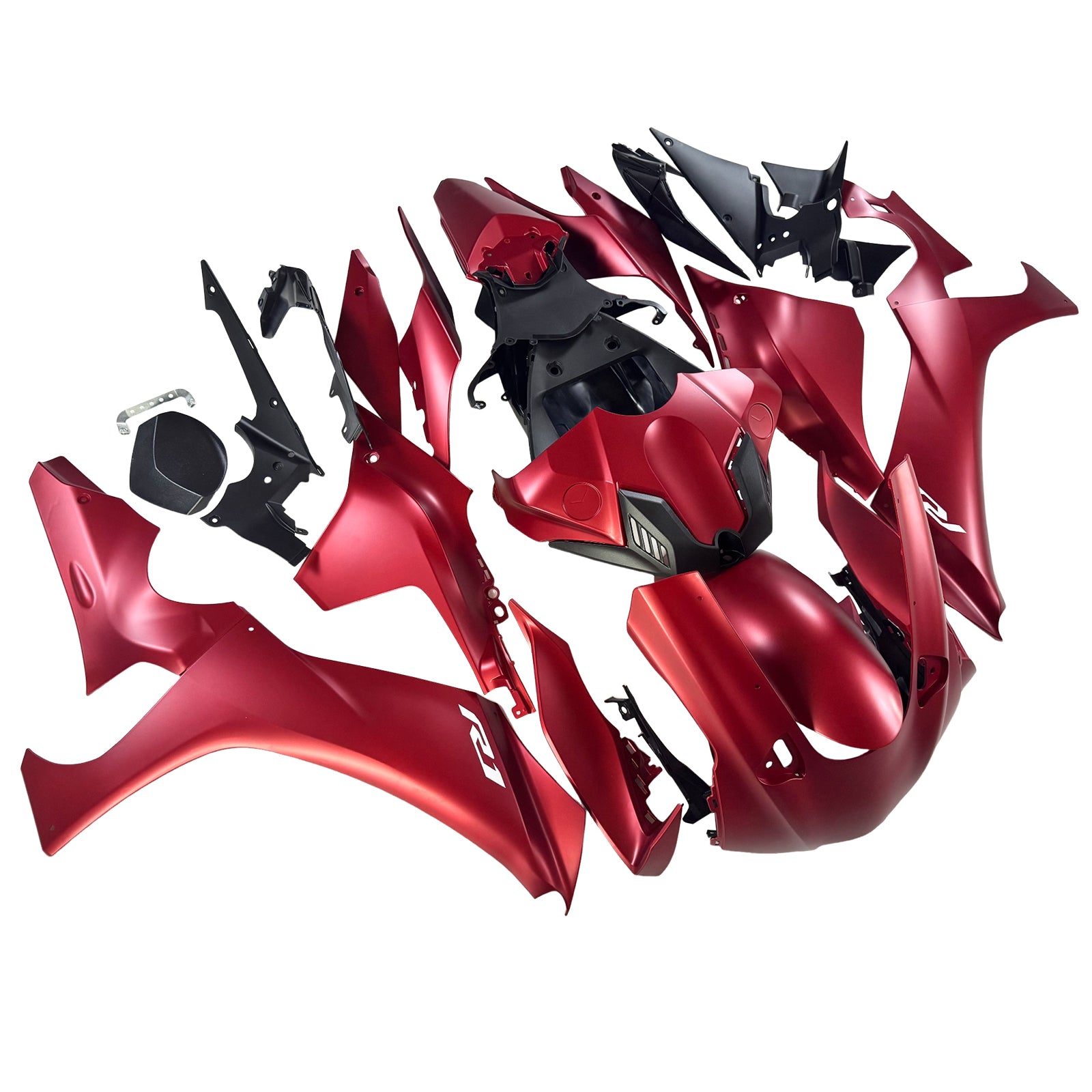 Kit de carénage Amotopart 2020-2025 Yamaha YZF R1 rouge