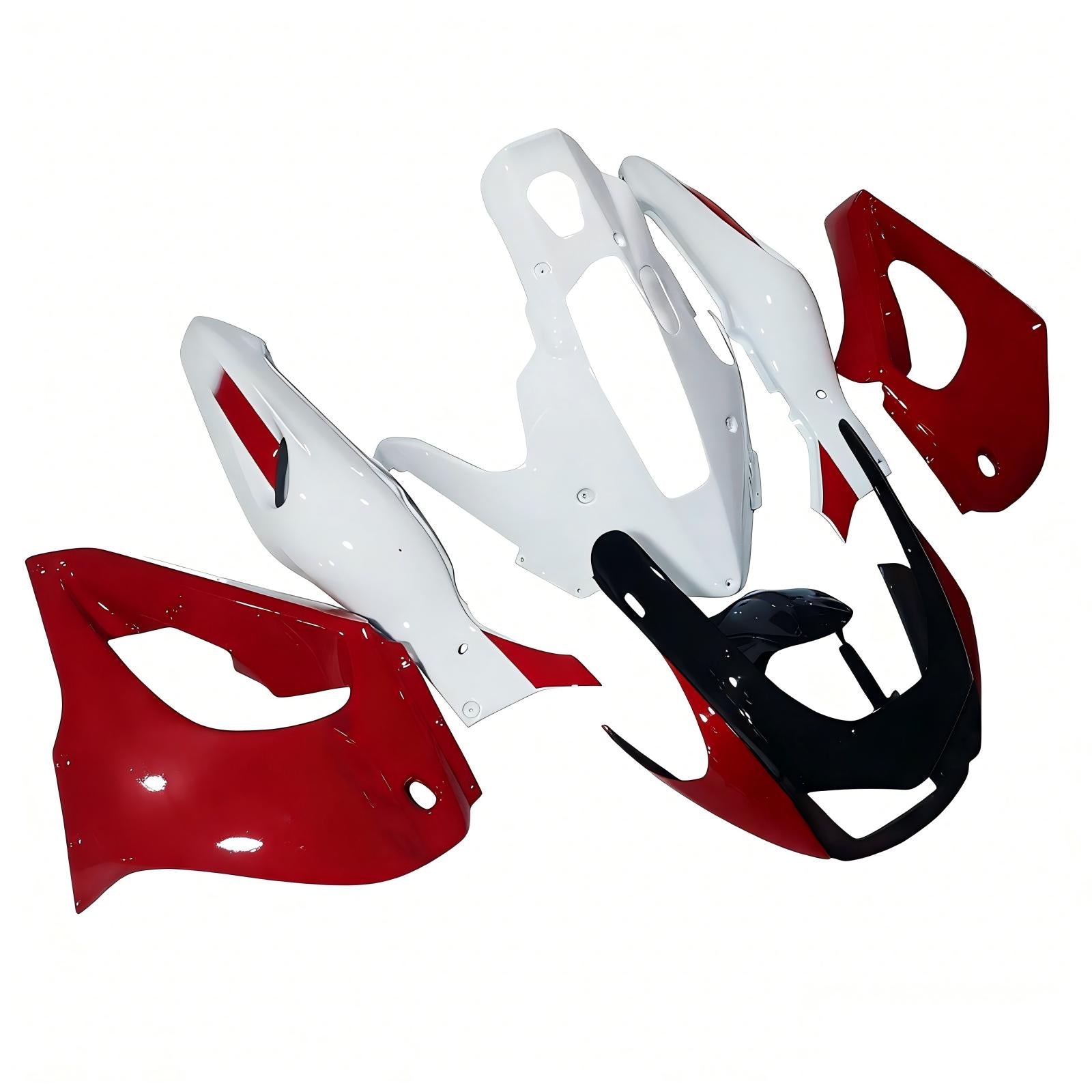 Amotopart 1997-2007 Yamaha YZF1000R Thunderace Fairing Red&White Kit