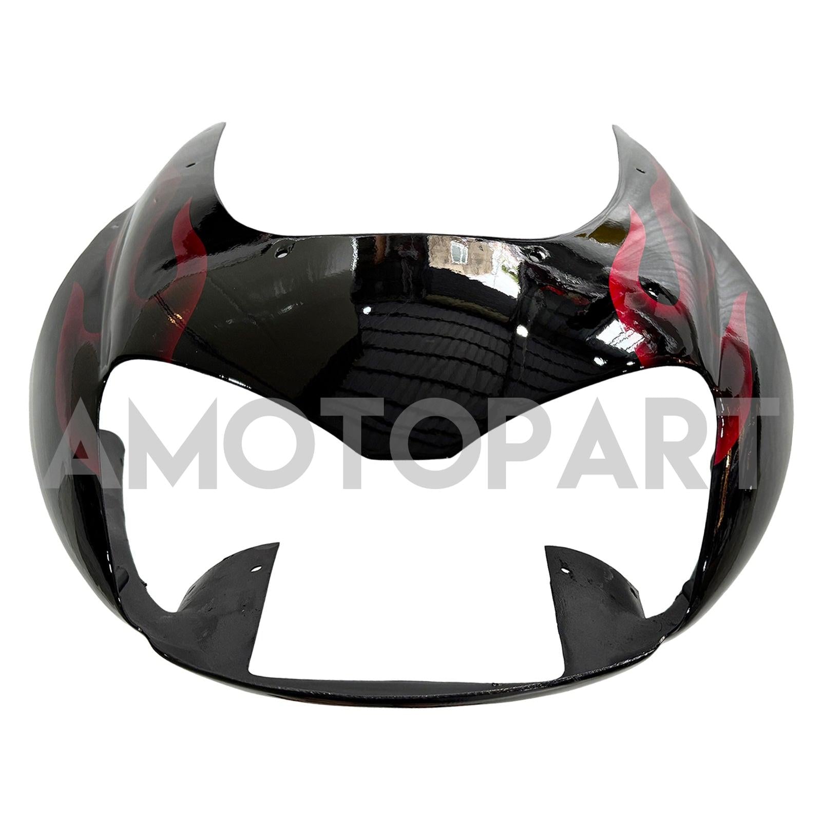 Amotopart 1997-2007 Yamaha YZF1000r Thunderace Fairing Red & Black Style4 Kit