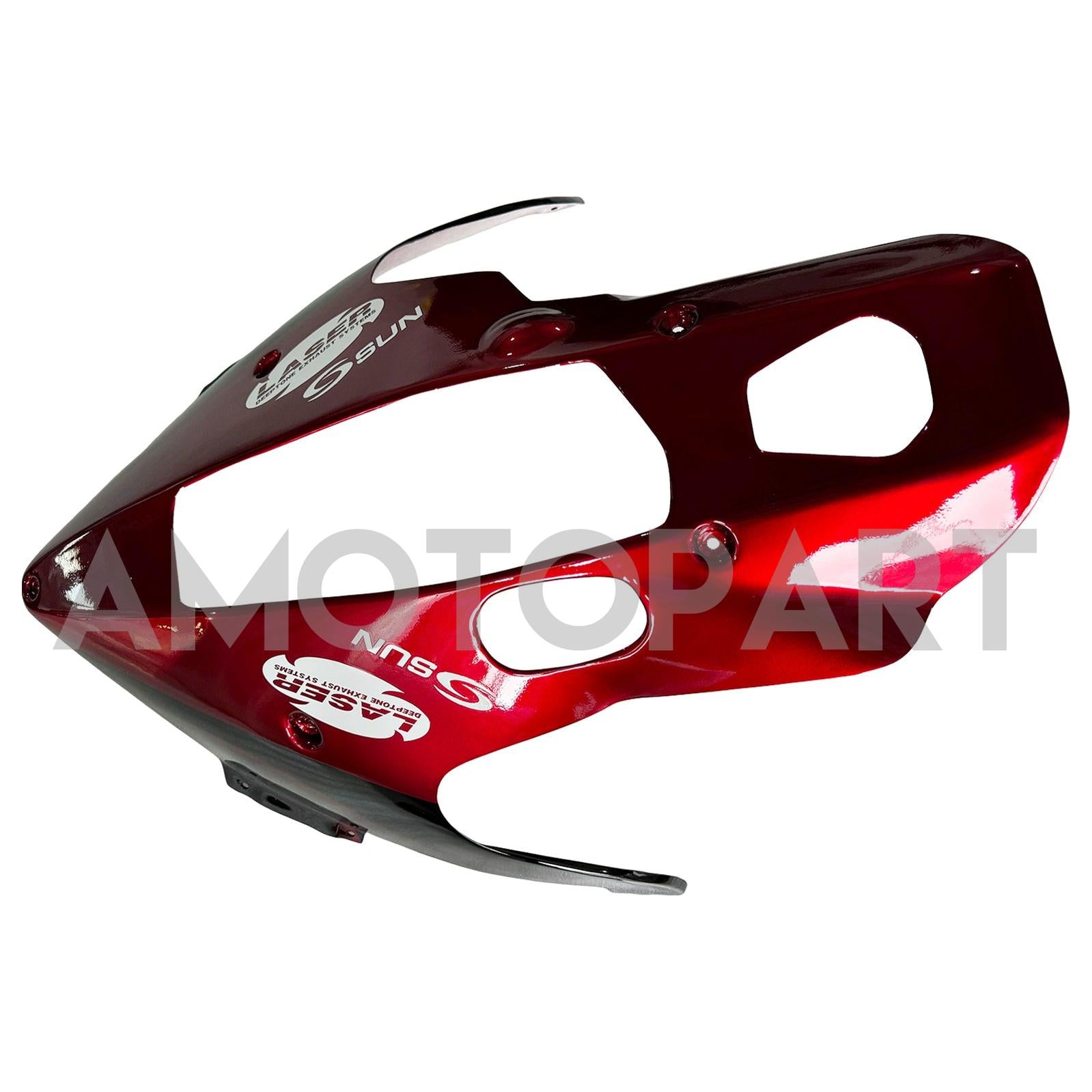 Amotopart 1997-2007 Yamaha YZF1000r Thunderace Fairing Red & Black Style4 Kit