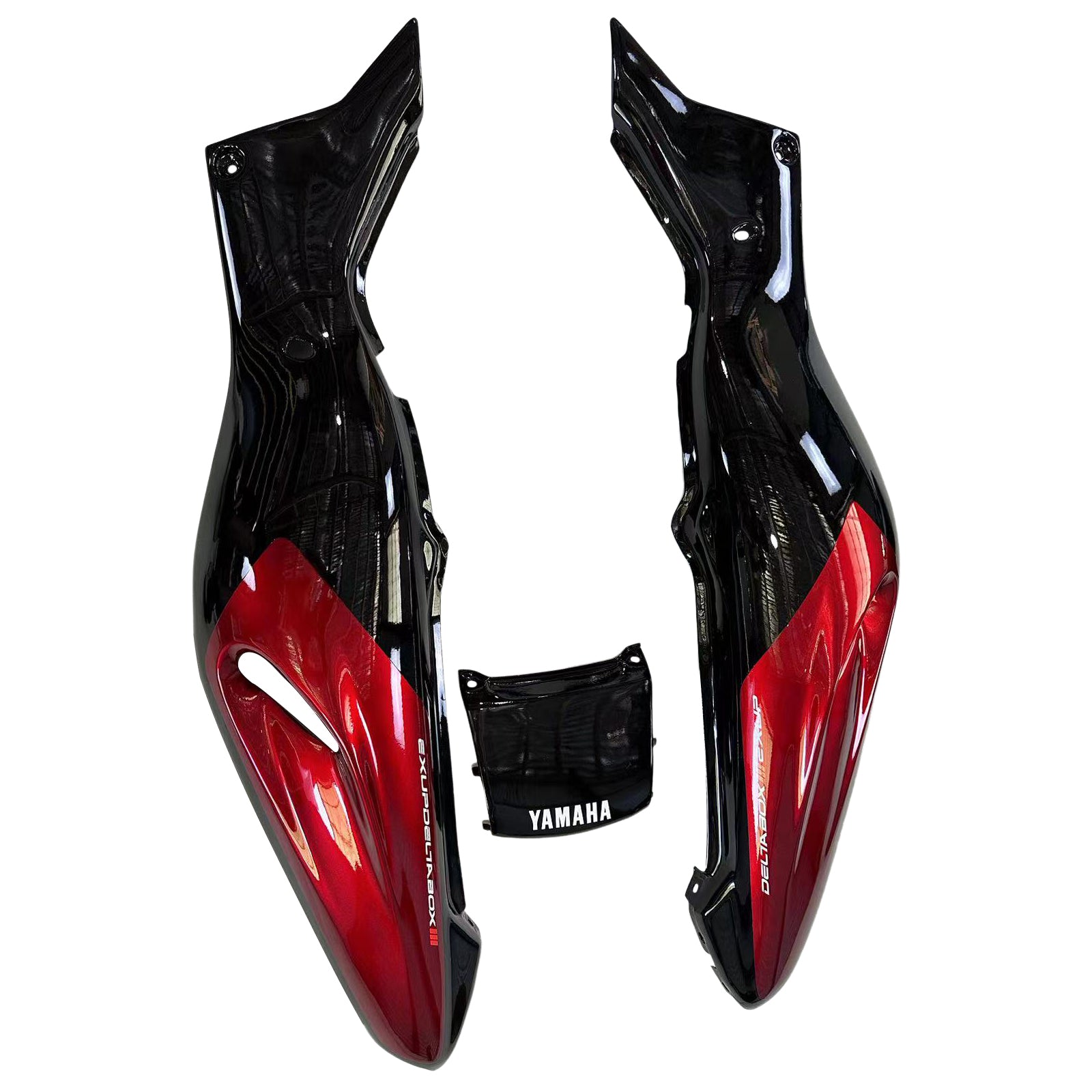 Amotopart 1997-2007 Yamaha YZF1000R Thunderace Fairing Red&Black Style3 Kit