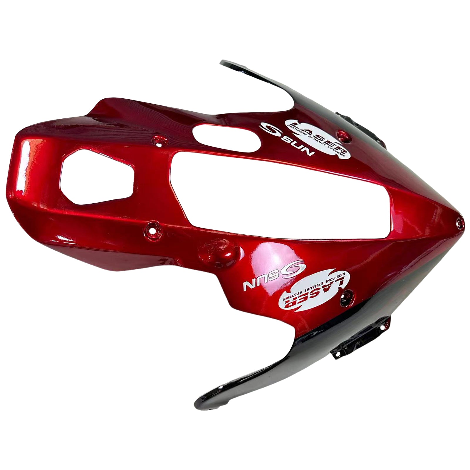 Amotopart 1997-2007 Yamaha YZF1000R Thunderace Fairing Red&Black Style3 Kit