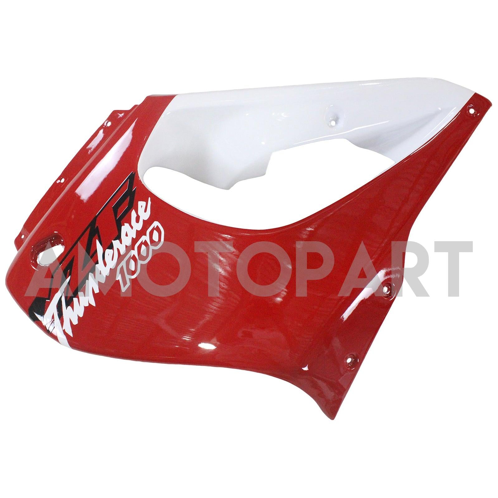 Amotopart 1997-2007 Yamaha YZF1000R Thunderace Fairing Red&Black Style1 Kit