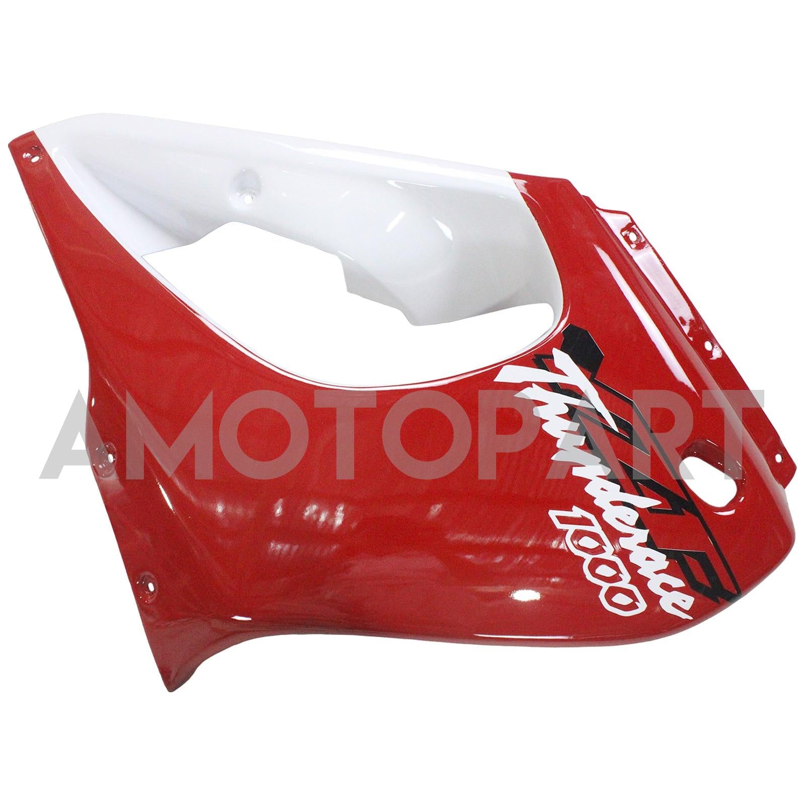 Amotopart 1997-2007 Yamaha YZF1000R Thunderace Fairing Red&Black Style1 Kit