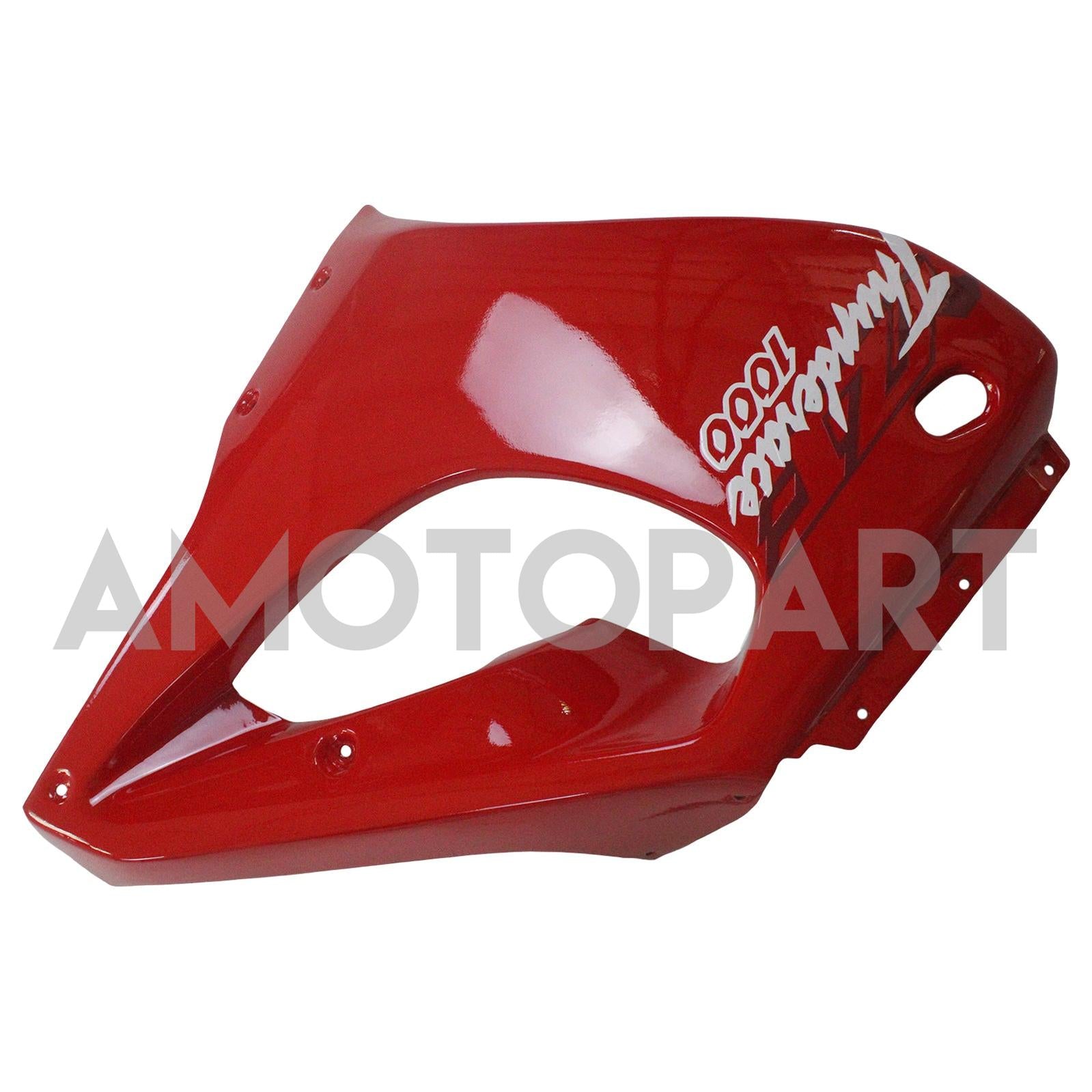 Amotopart 1997-2007 Yamaha YZF1000r Thunderace Fairing Red & Black Style5 Kit