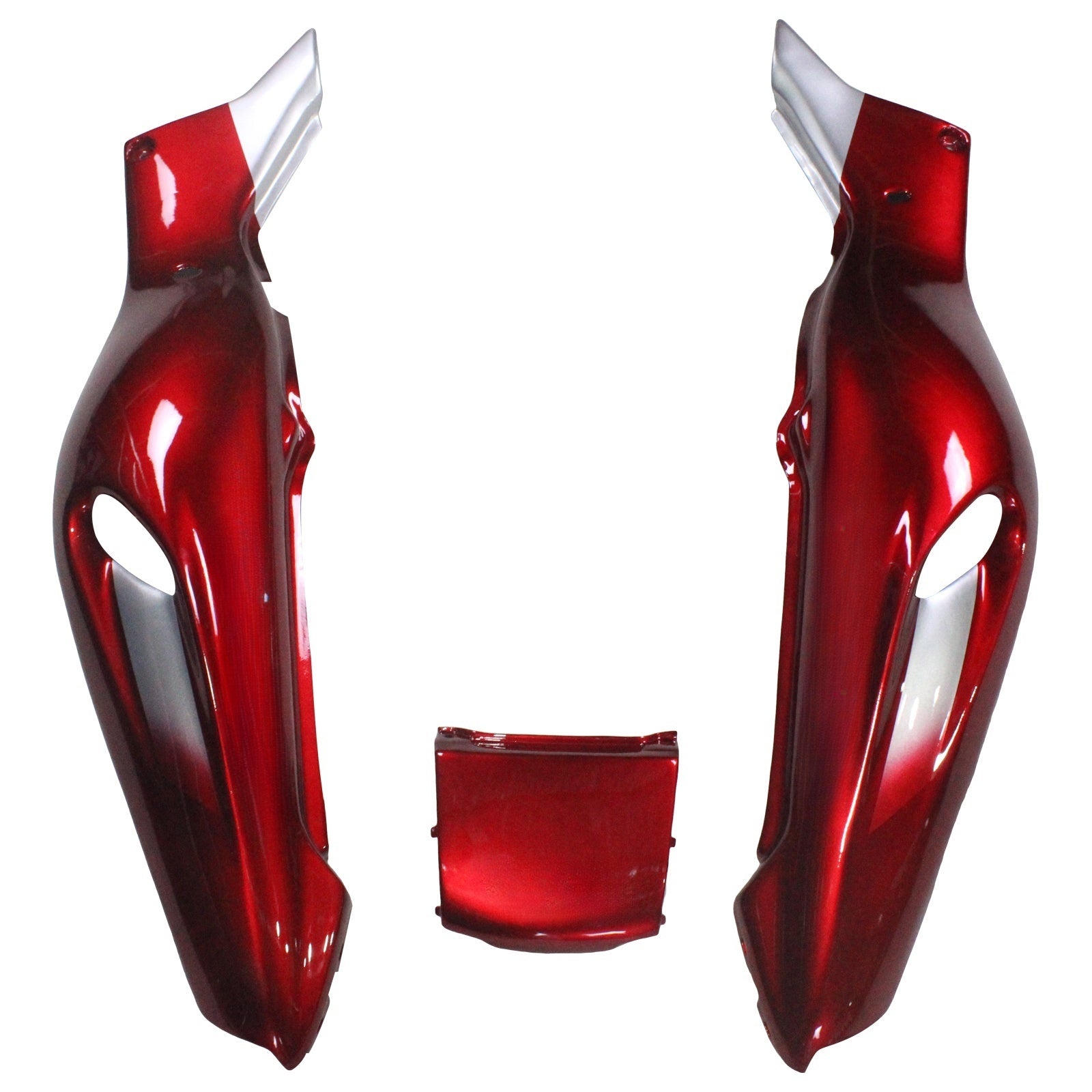 Amotopart 1997-2007 Yamaha YZF1000R Thunderace Fairing Red&Sliver Style1 Kit