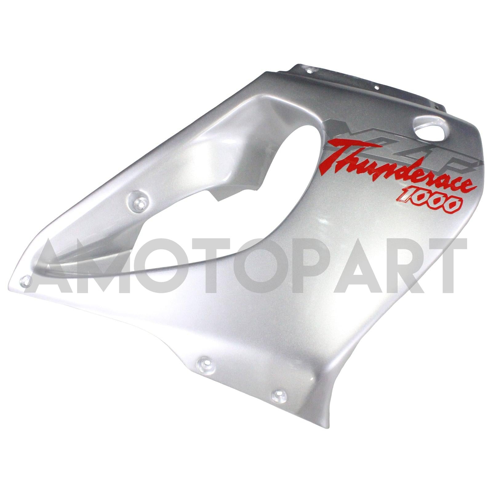Amotopart 1997-2007 Yamaha YZF1000R Thunderace Fairing Red&Sliver Style1 Kit