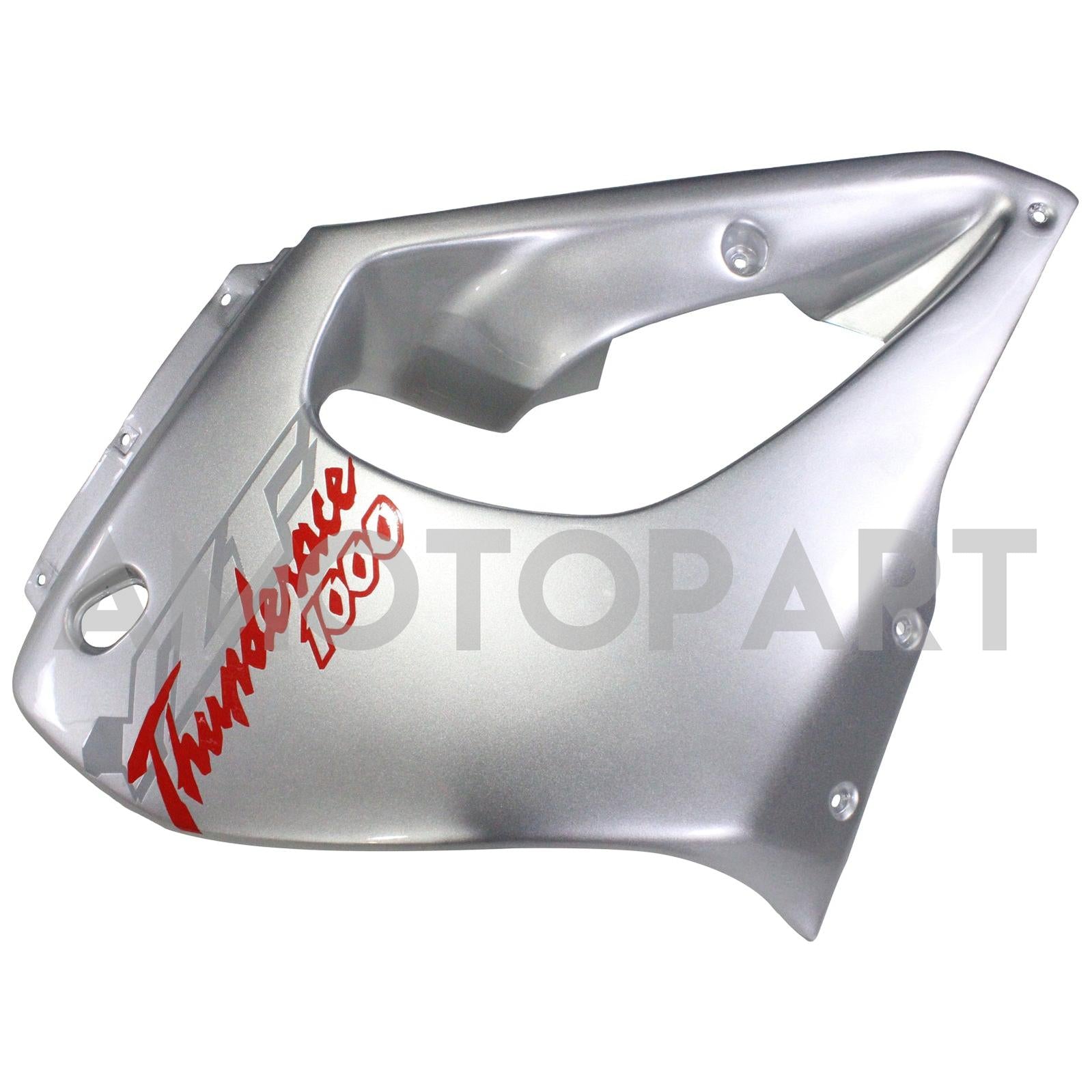 Amotopart 1997-2007 Yamaha YZF1000R Thunderace Fairing Red&Sliver Style1 Kit