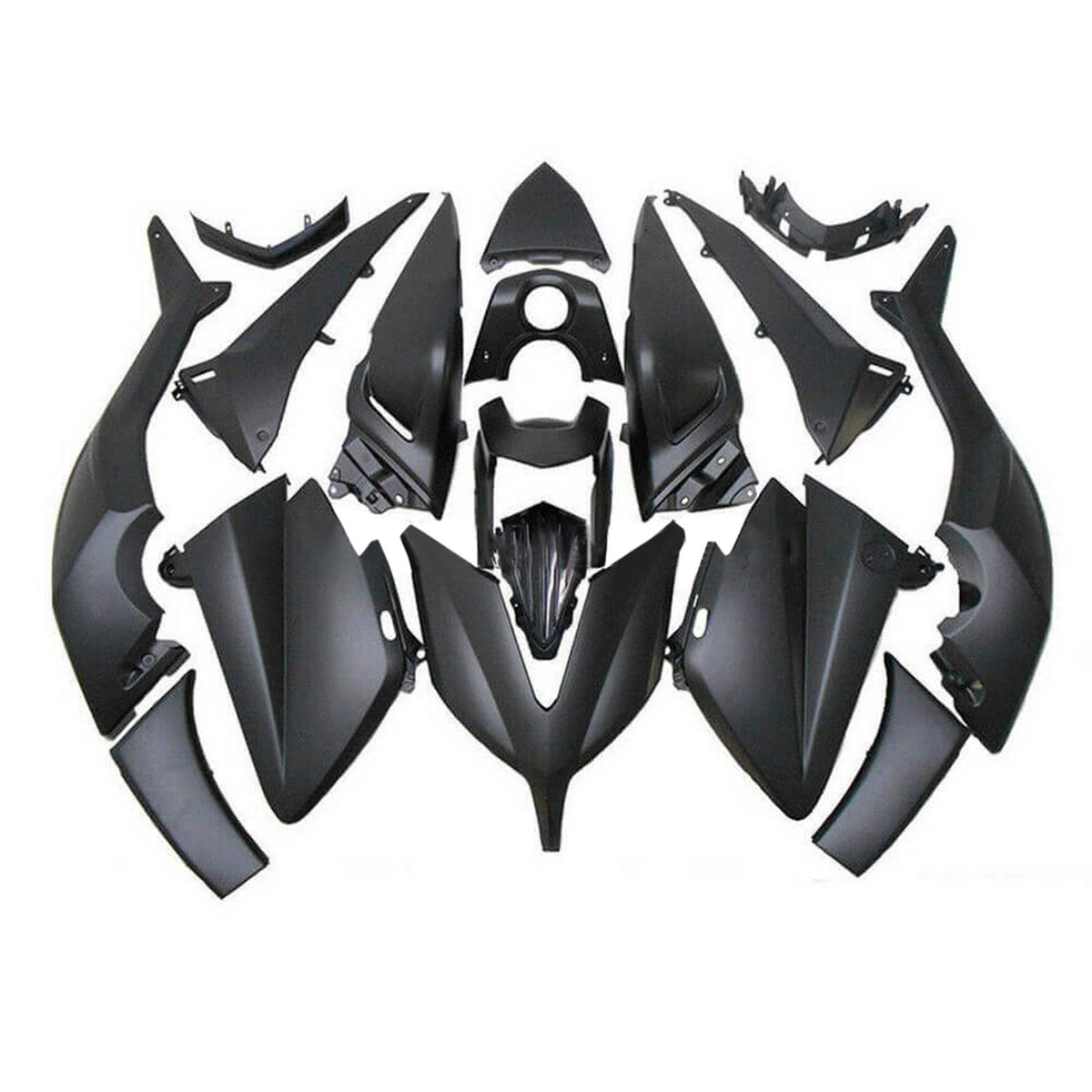 Amotopart 2015–2016 Yamaha TMAX530 mattschwarzes Verkleidungsset