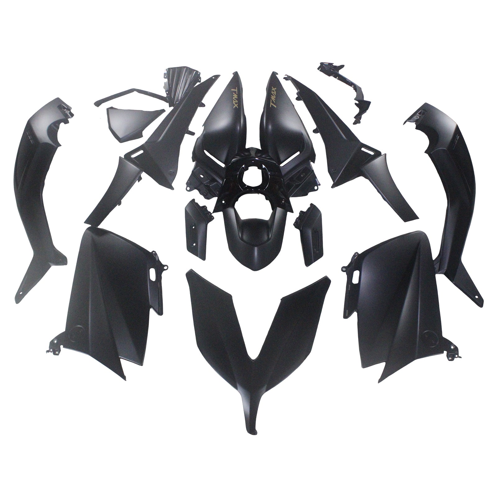 Amotopart 2015-2016 Yamaha T-Max TMAX530 Fairing Matte Black Kit