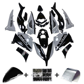 Amotopart 2015-2016 Yamaha T-Max TMAX530 Fairing Grey&Black Kit