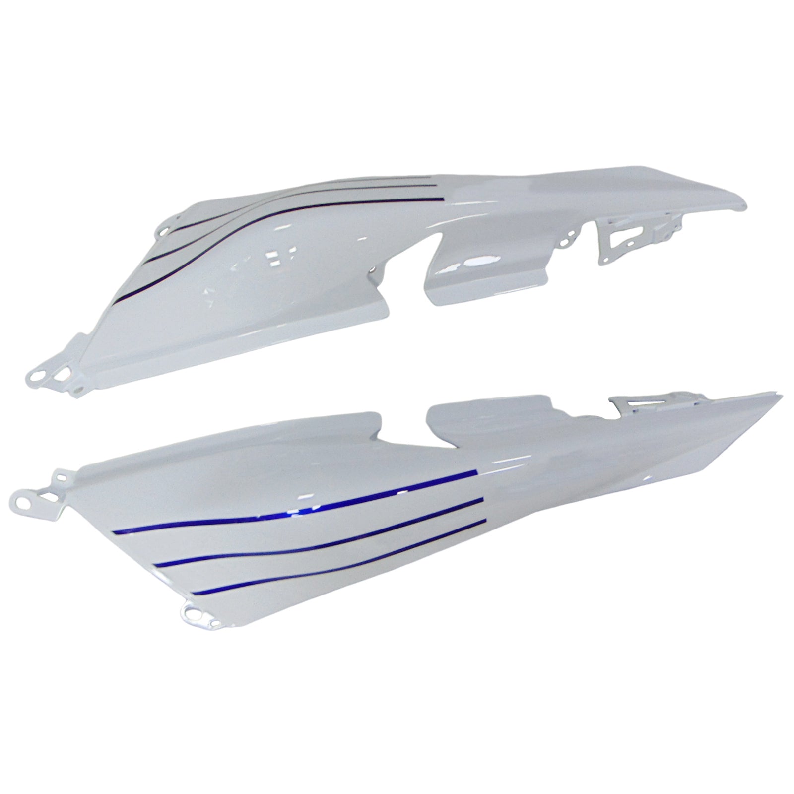 Amotopart 2017-2018 Yamaha T-Max Tmax530 Fairing White & Blue Kit