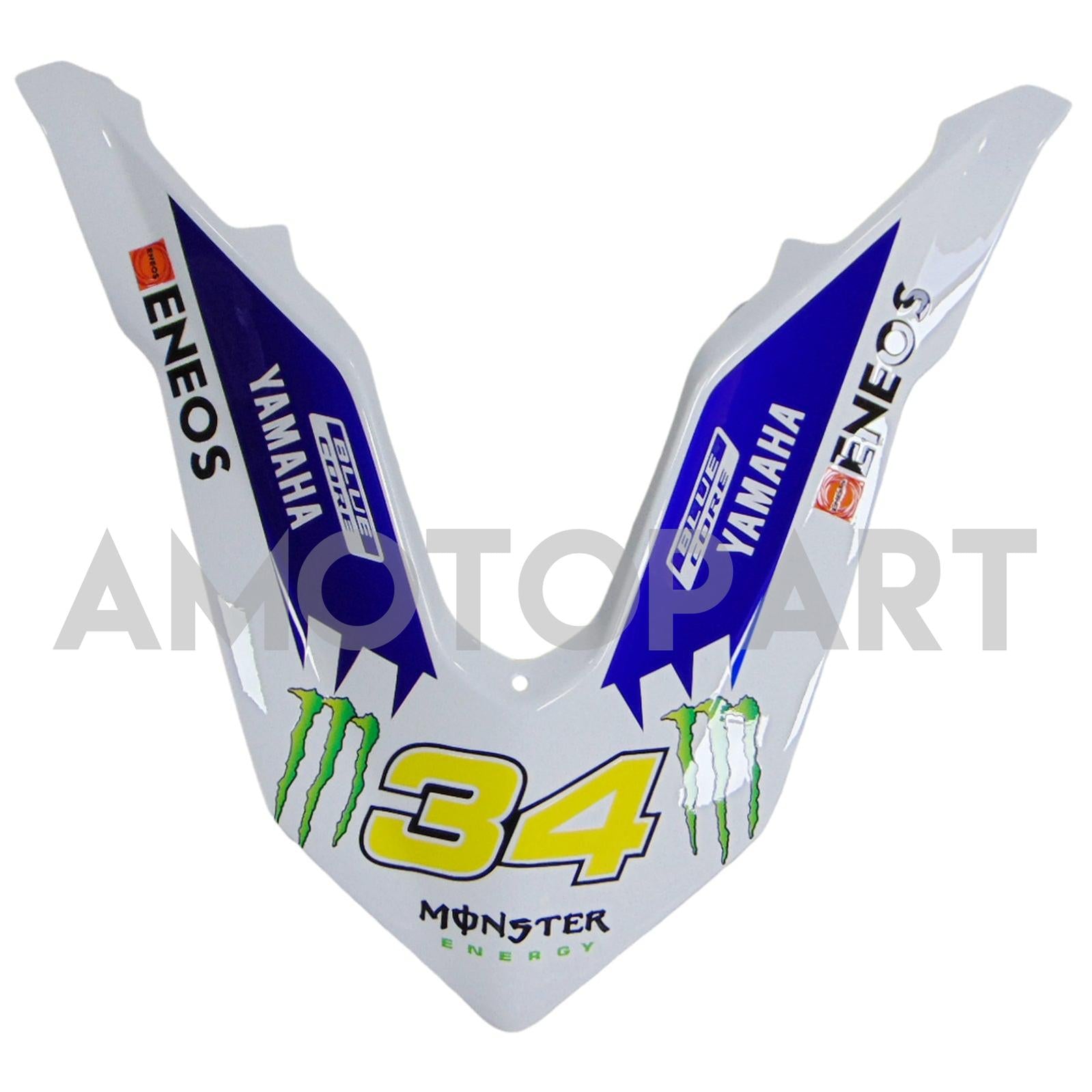 Amotopart 2017-2018 Yamaha T-Max TMAX530 Fairing White&Blue Kit